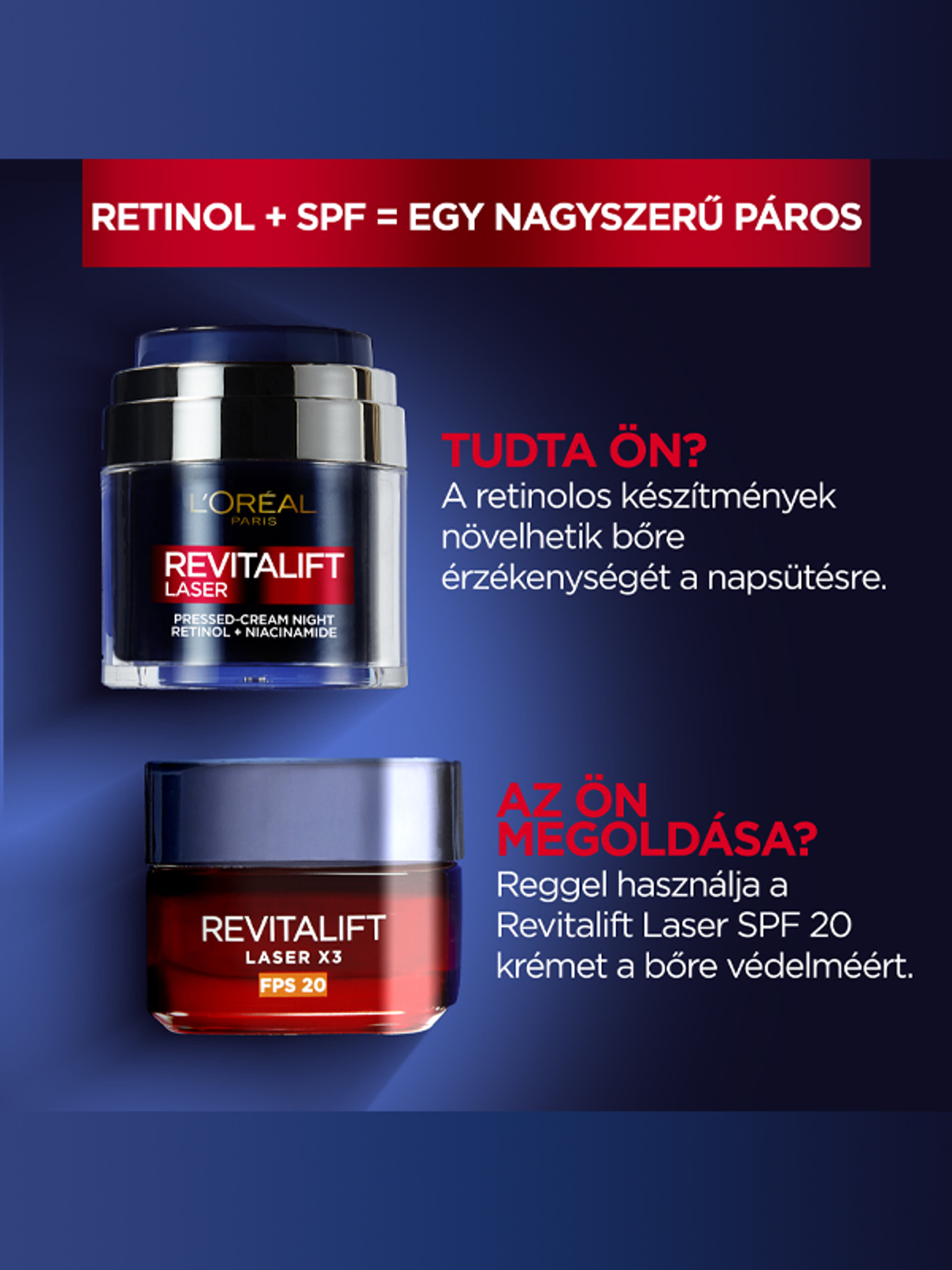 L'Oréal Paris Revitalift Laser Pressed éjszakai arckrém - 50 ml-5