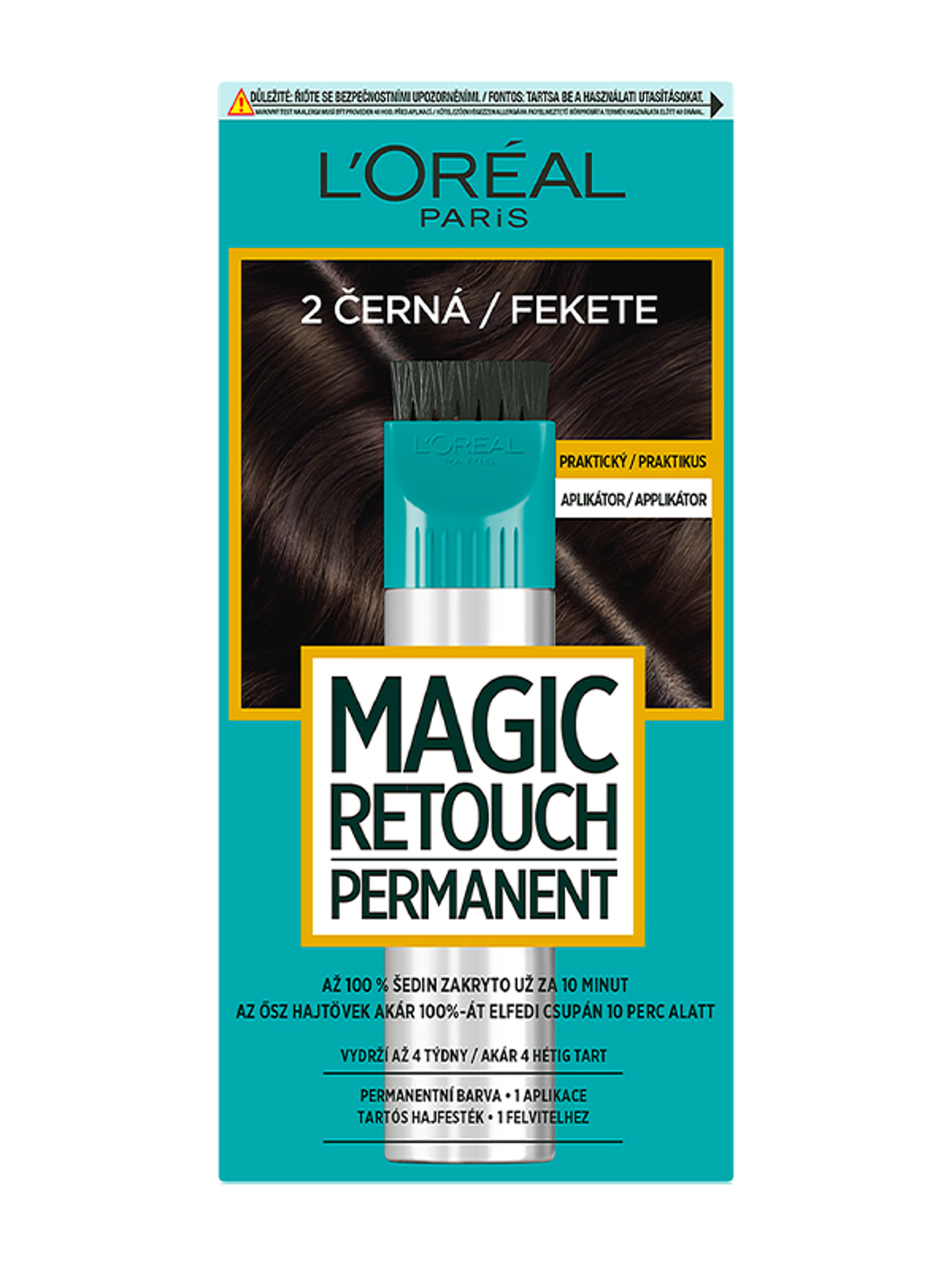 L'Oréal Paris Magic Retouch hajtőszínező, 2 black - 1 db-2