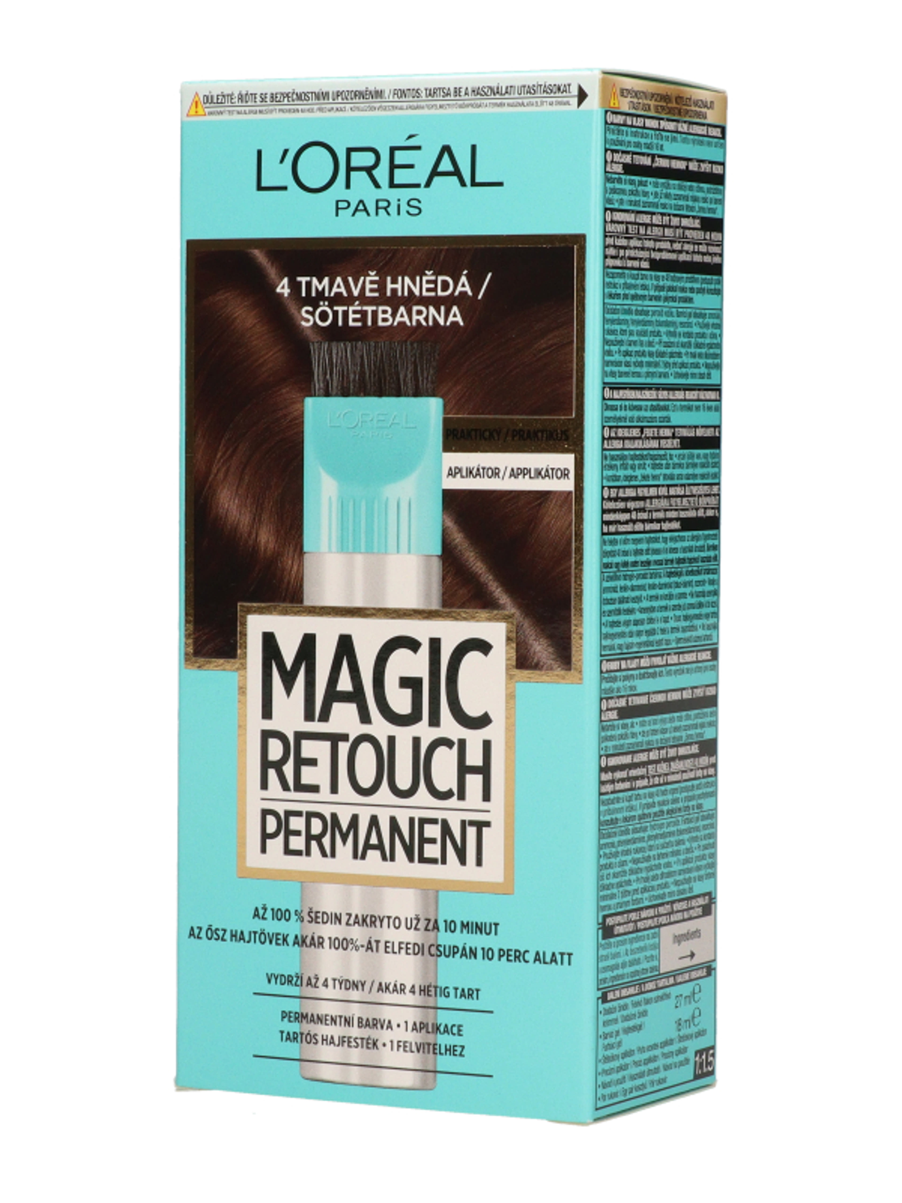 L'Oréal Paris Magic Retouch hajtőszínező, 4 dark brown - 1 db-3