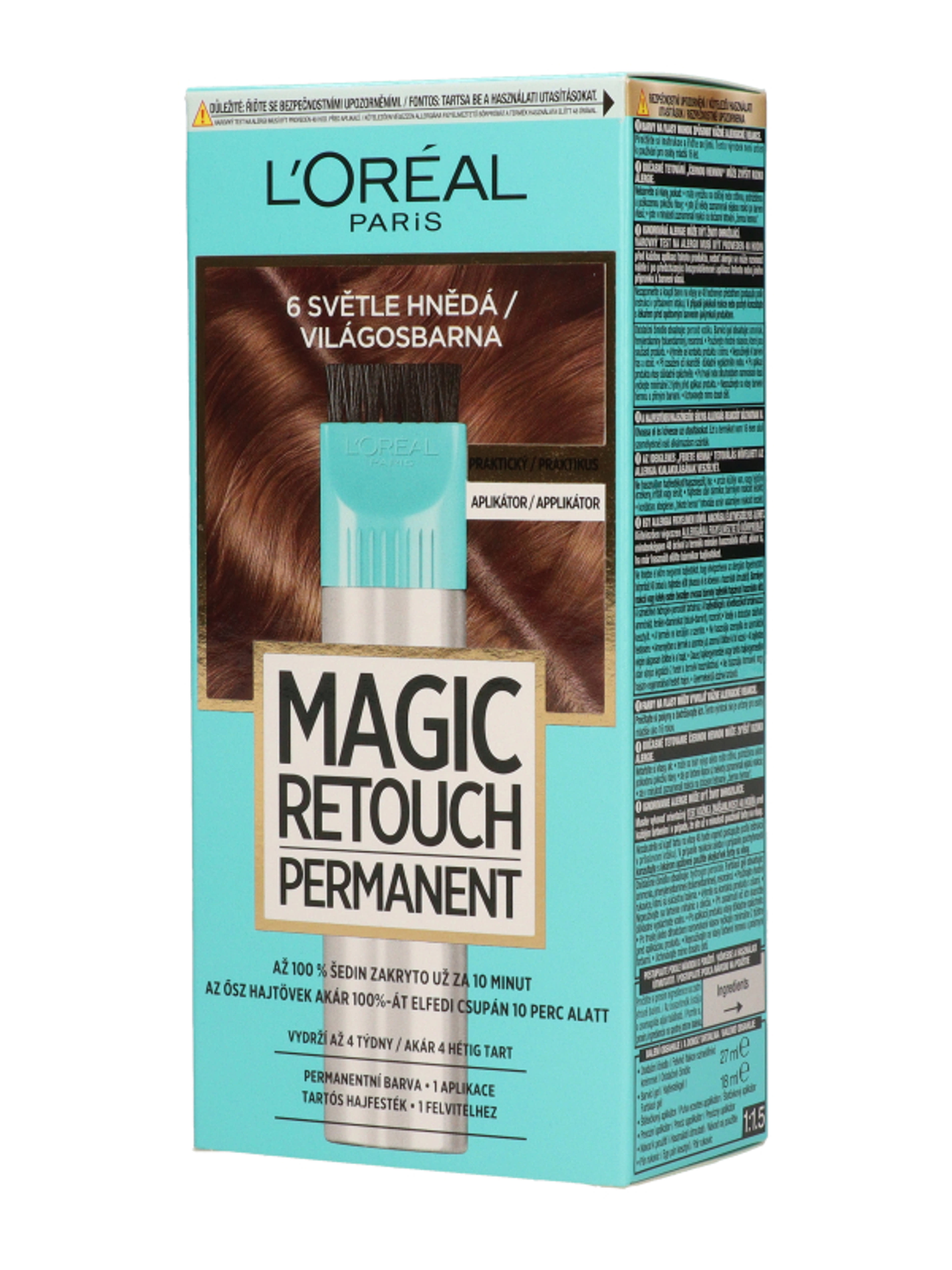 L'Oréal Paris Magic Retouch hajtőszínező, 6 light brown - 1 db-3