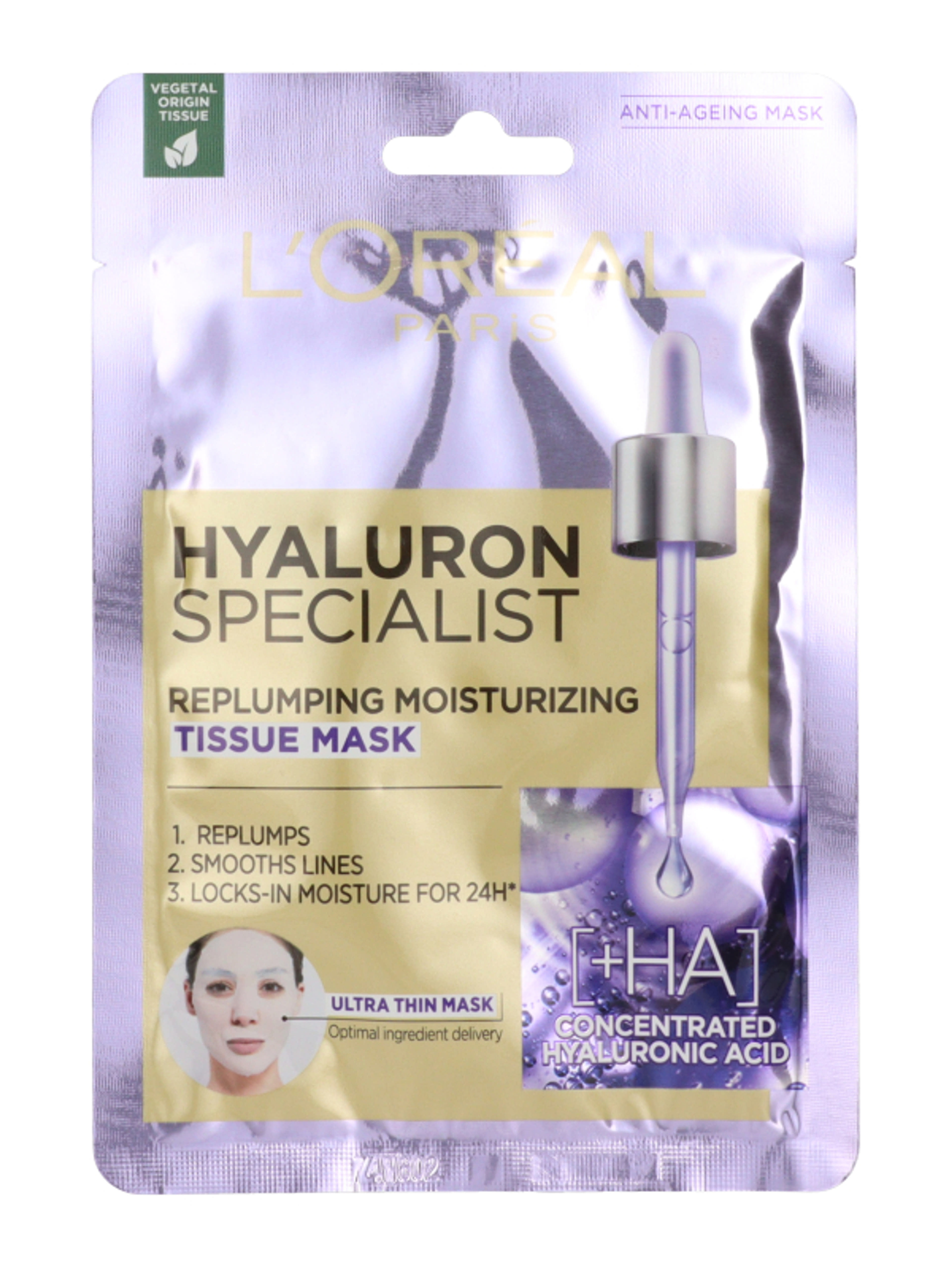 L'Oréal Age Expert Hyaluron Specialist fátyolmaszk - 1 db
