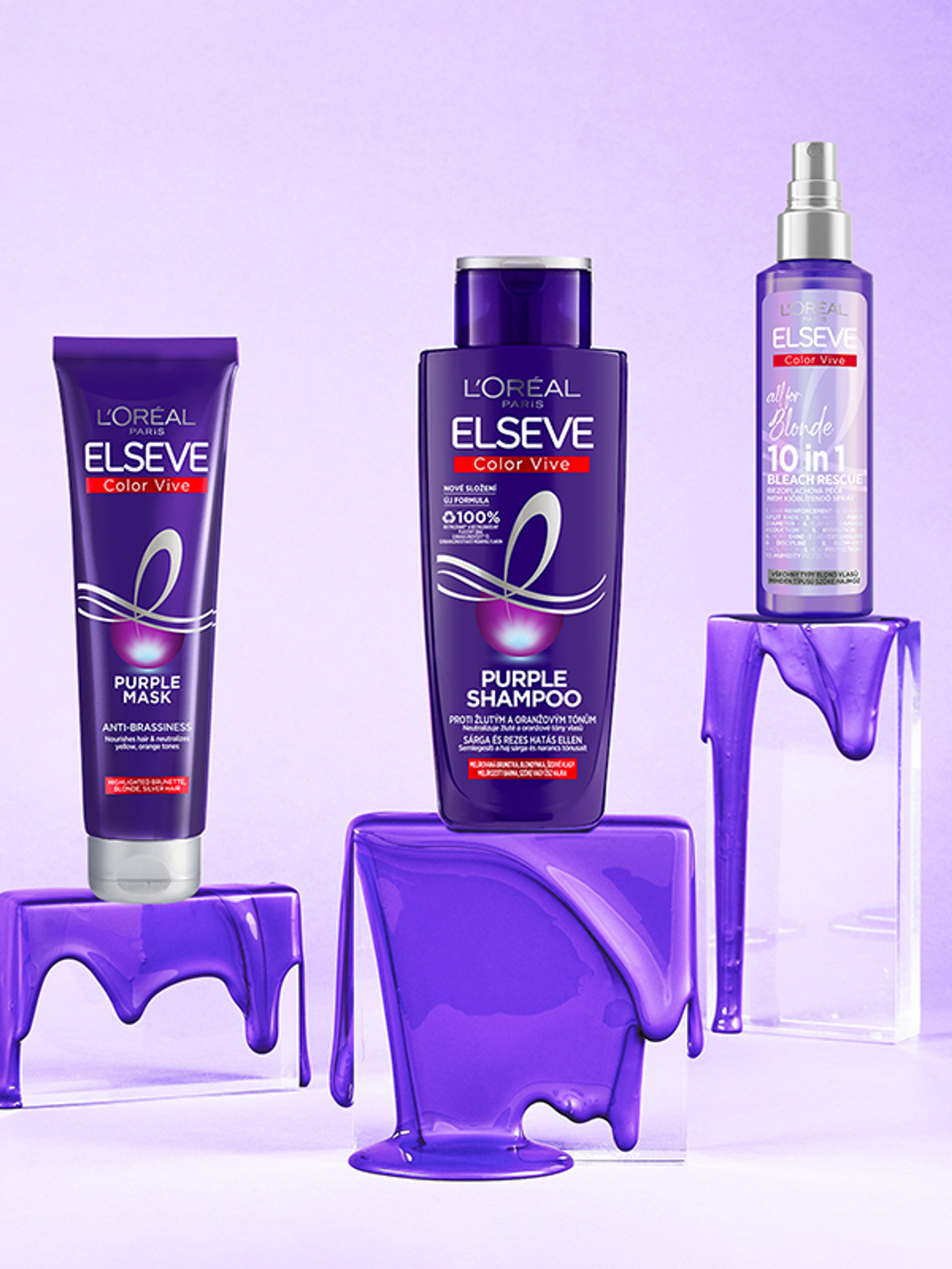 Elseve Color Vive Purple Blond spray - 150 ml-4