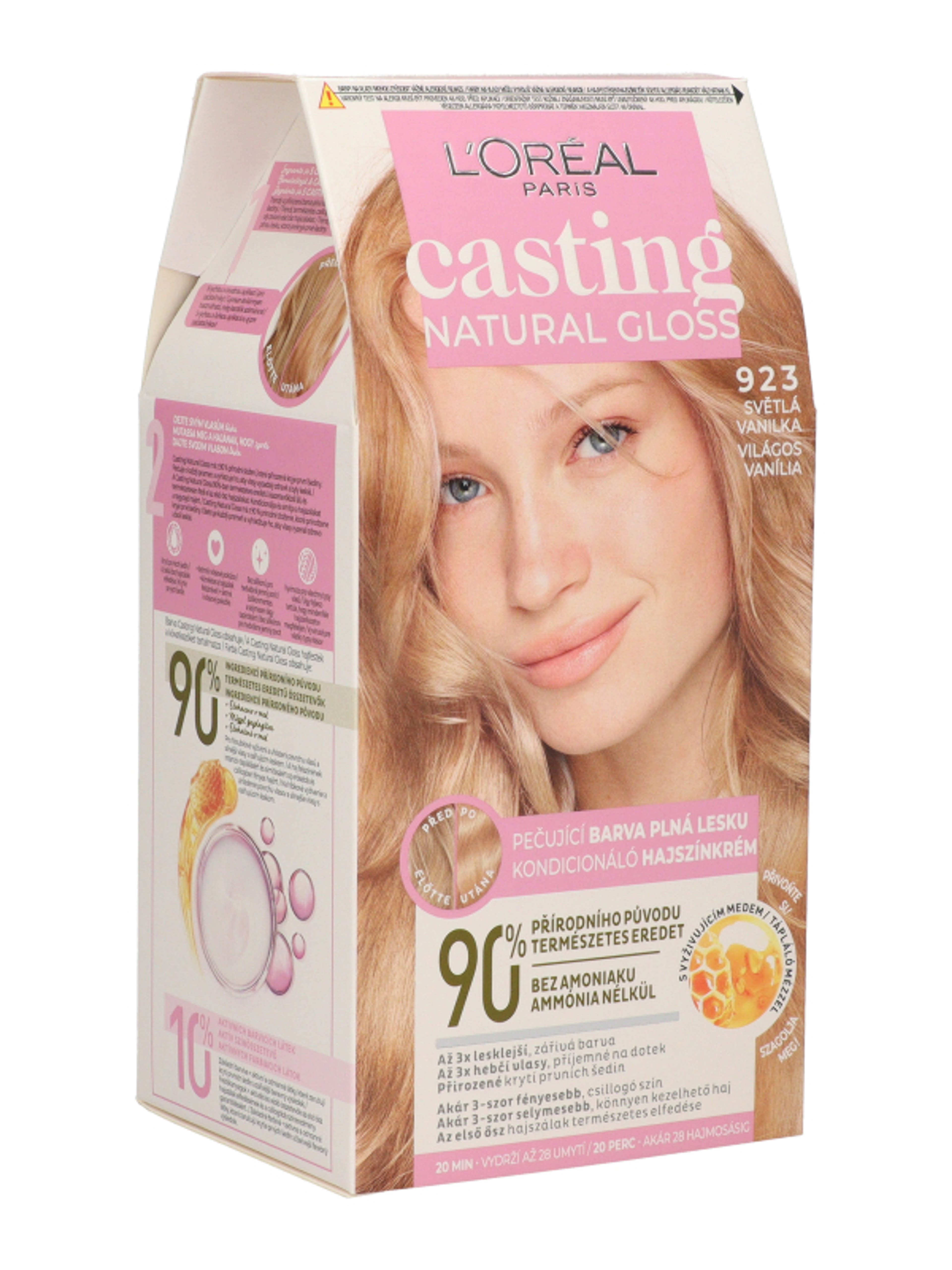 L'Oreal Paris Casting Natural Gloss hajszínező, 923 lingh blond sucre - 1 db-5