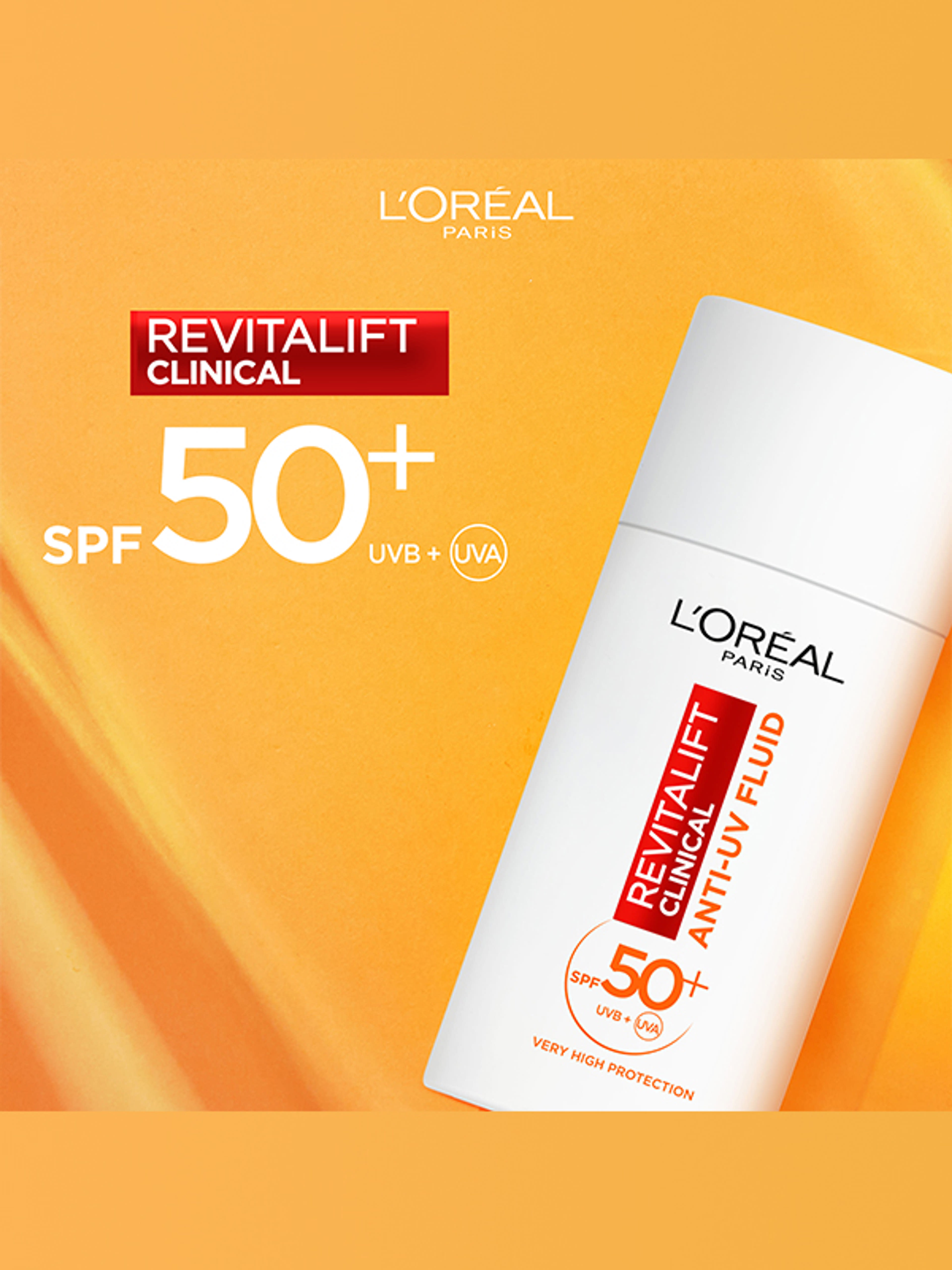 ĽOréal Paris Revitalift Clinical Daily Uv-sugárzás elleni fluid Spf50 + C-vitaminnal - 50 ml-2