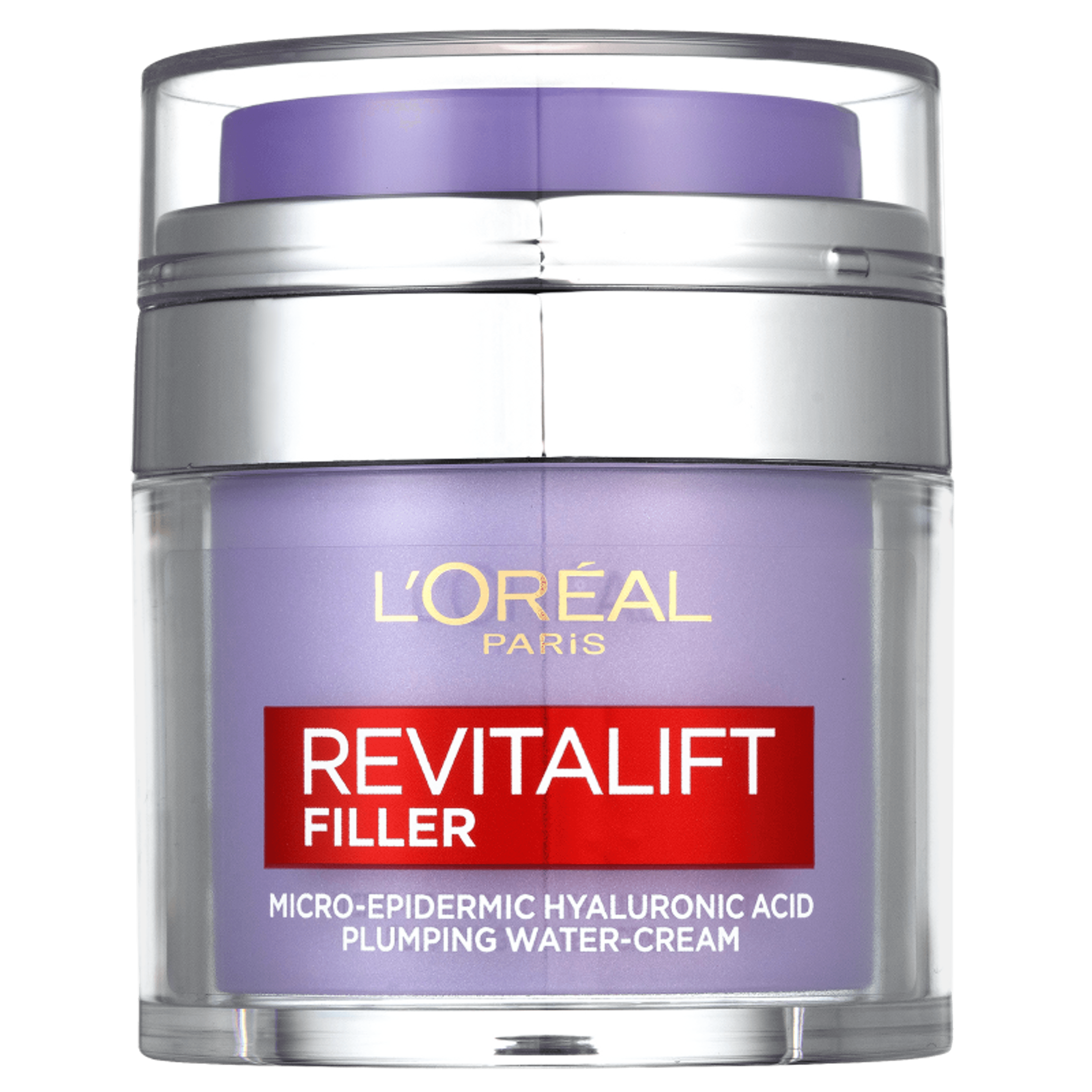L'Oréal Paris Revitalift Filler Hyaluron hidratáló, nedvességgel feltöltő vízalapú krém - 50 ml