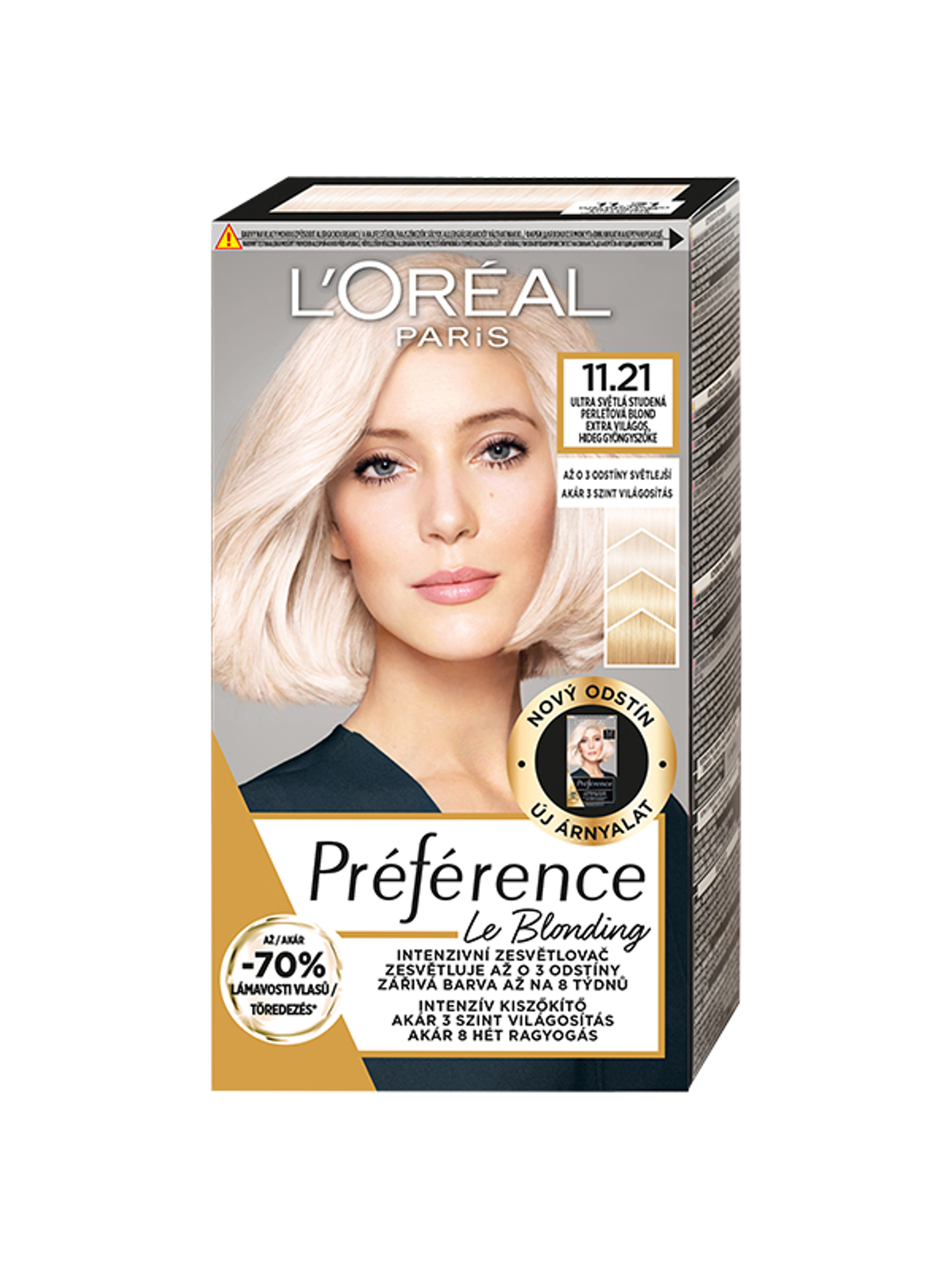L'Oréal Paris Préférence hajfesték 11.12 Le Blonding - 1 db