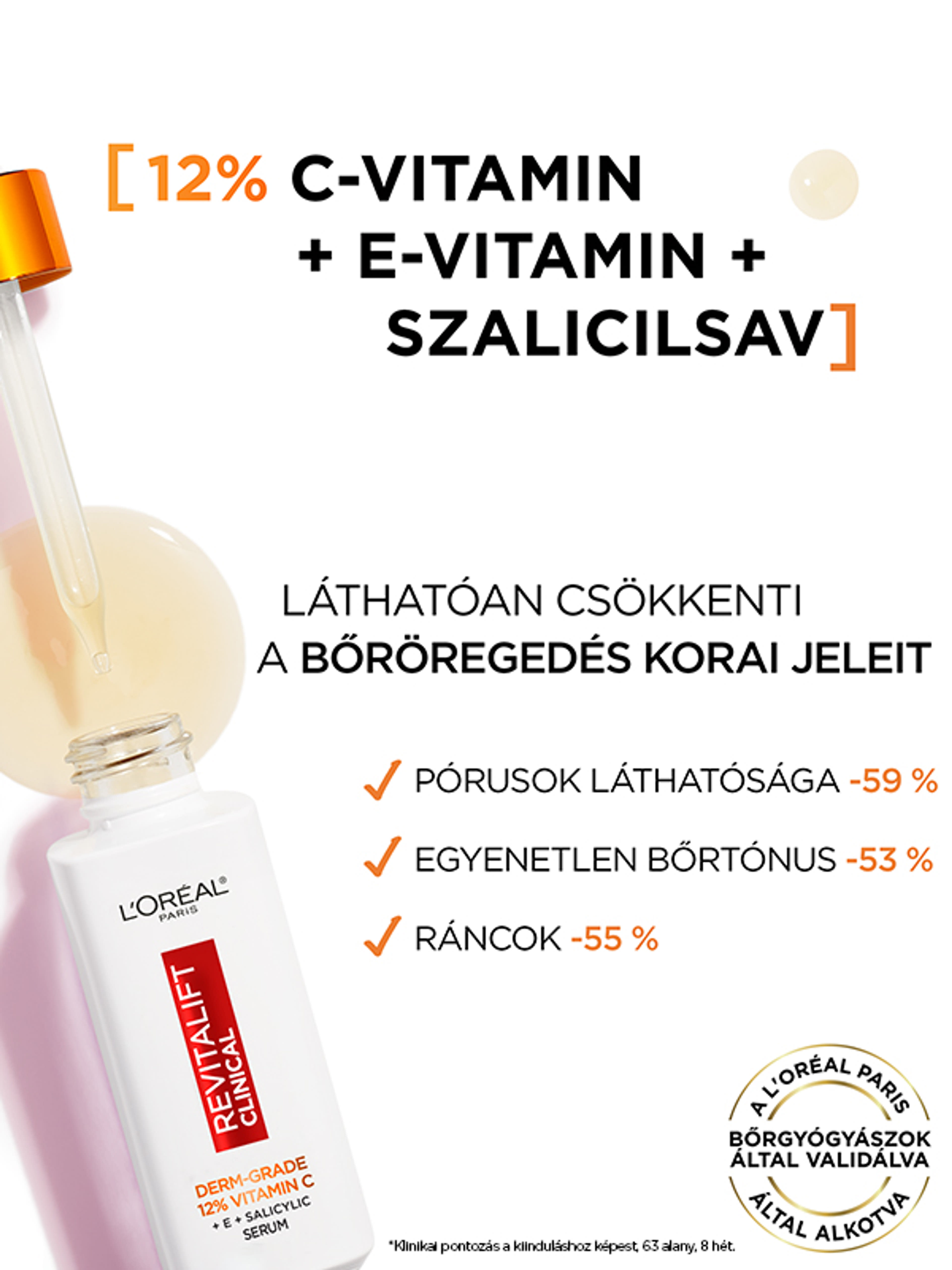 ĽOréal Paris Revitalift Clinical szérum 12% tiszta C-vitaminnal - 30 ml-6