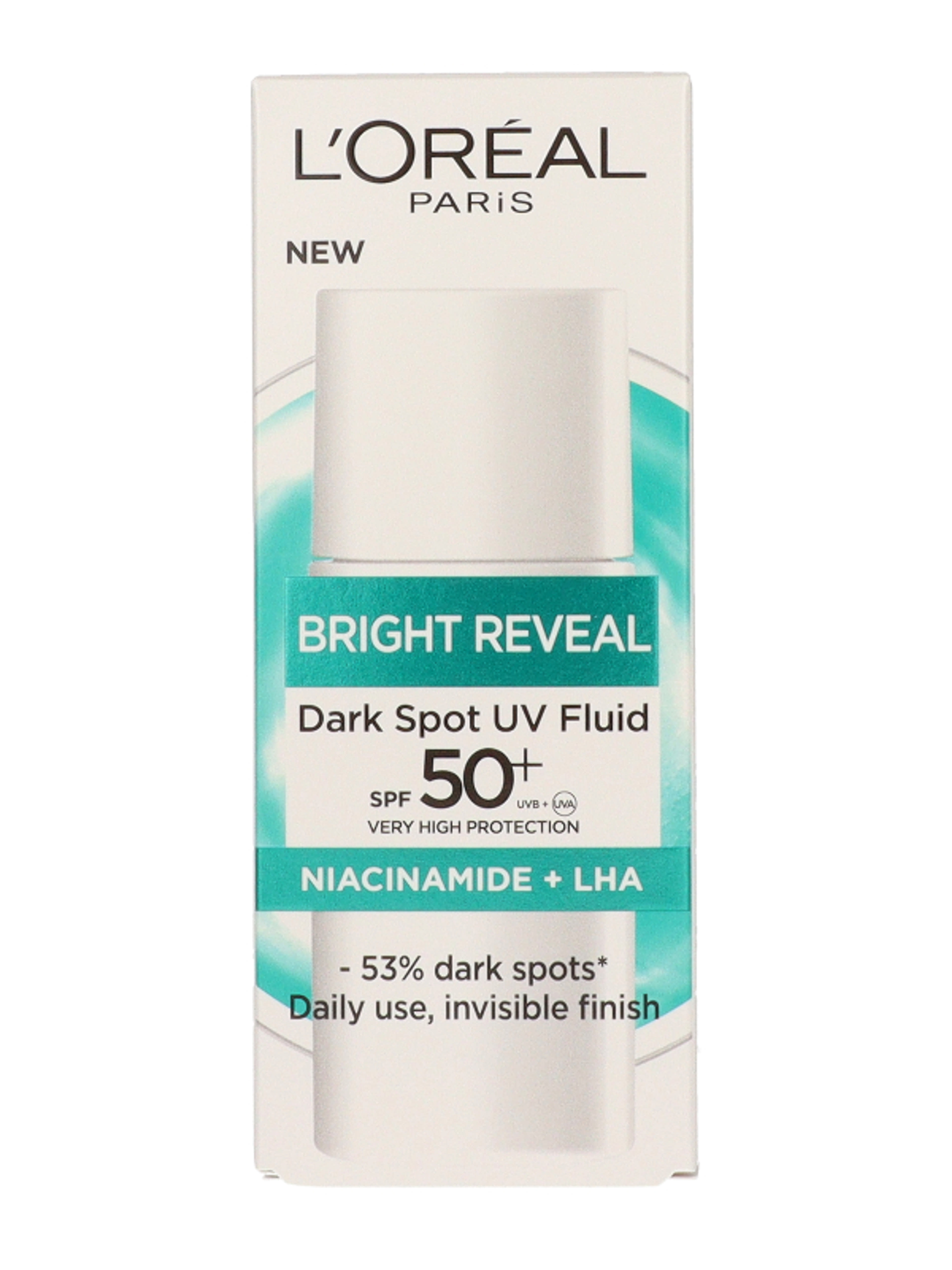 L'Oréal Paris Bright Reveal Dark Spot UV-sugárzás elleni fluid SPF 50+ - 50 ml-2