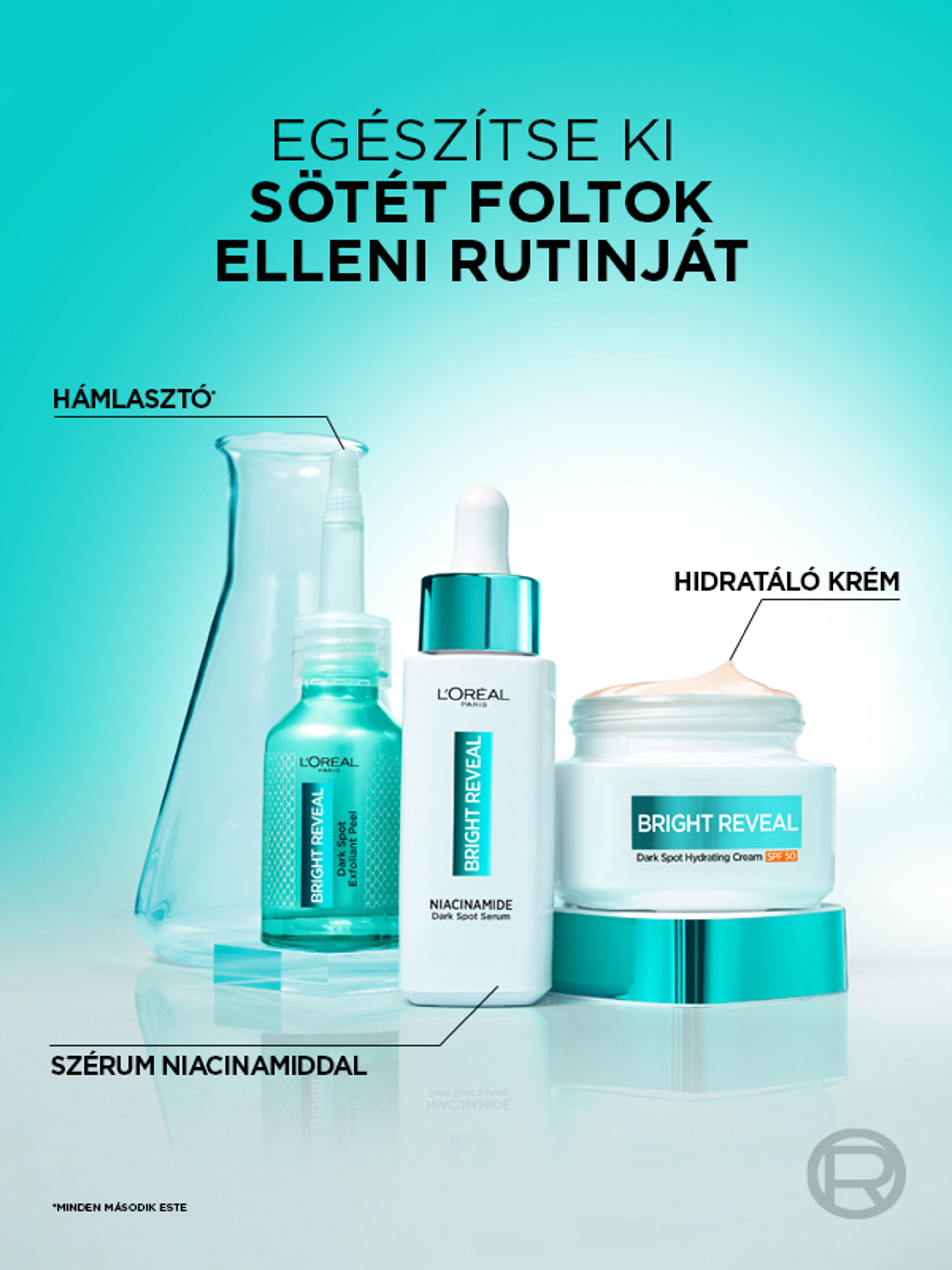 L'Oréal Paris Bright Reveal hidratáló krém sötét foltok ellen SPF50 - 50 ml-4