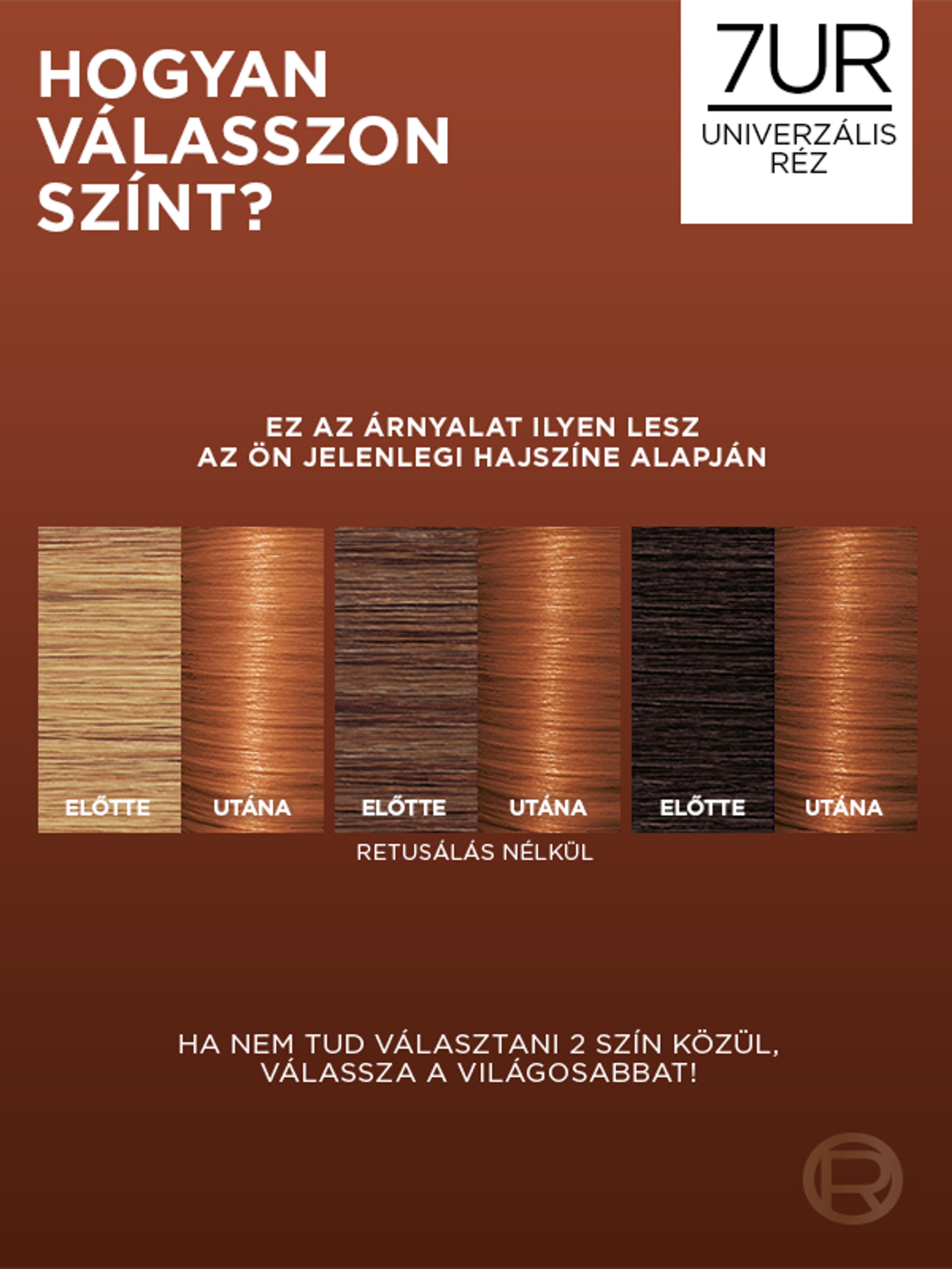 L'Oréal Paris Excellence Universal Nudes hajfesték /7U izzó vörös - 1 db-4