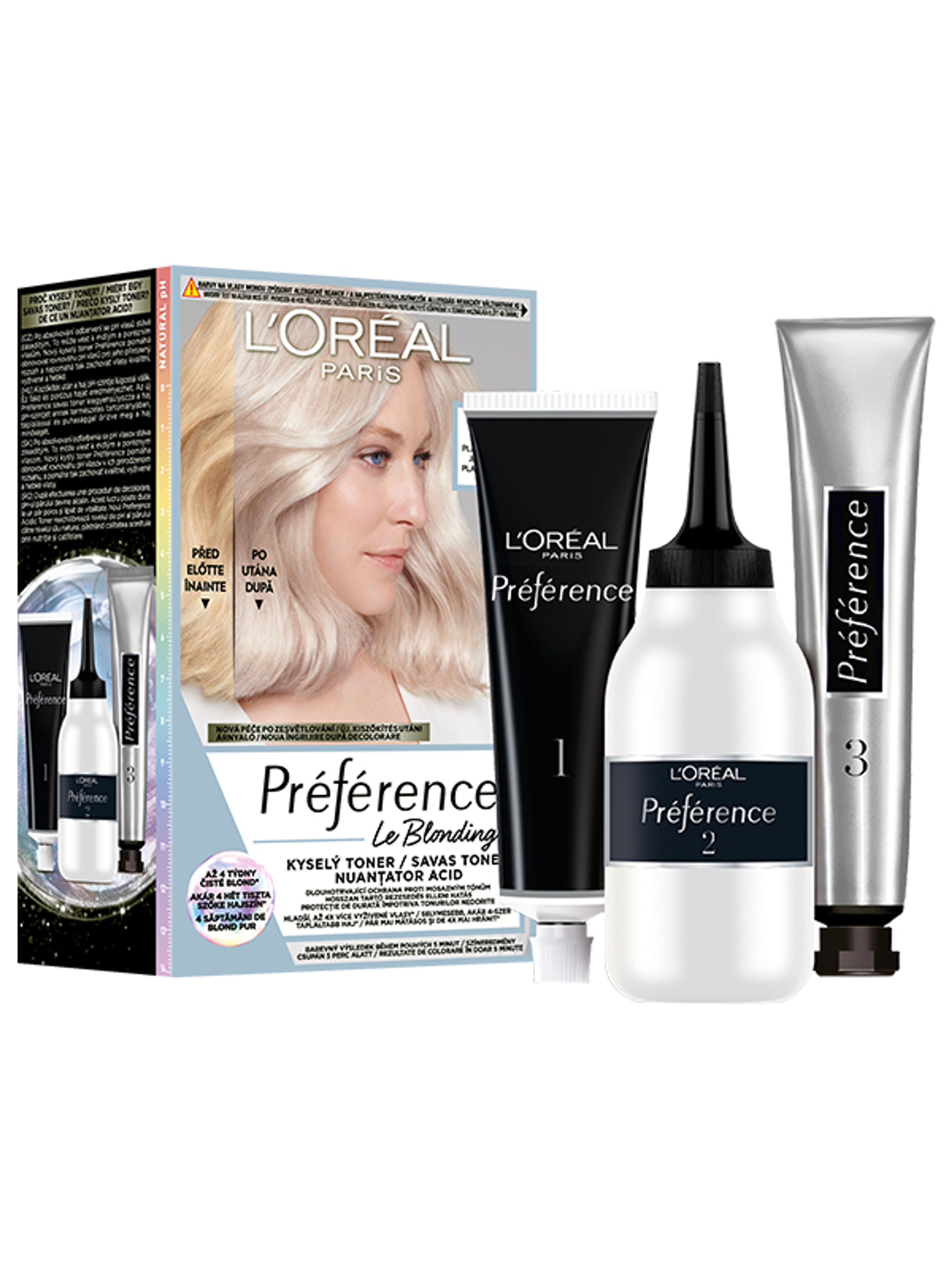 L'Oréal Paris Préférence toner /01 Plat Ice - 1 db-2