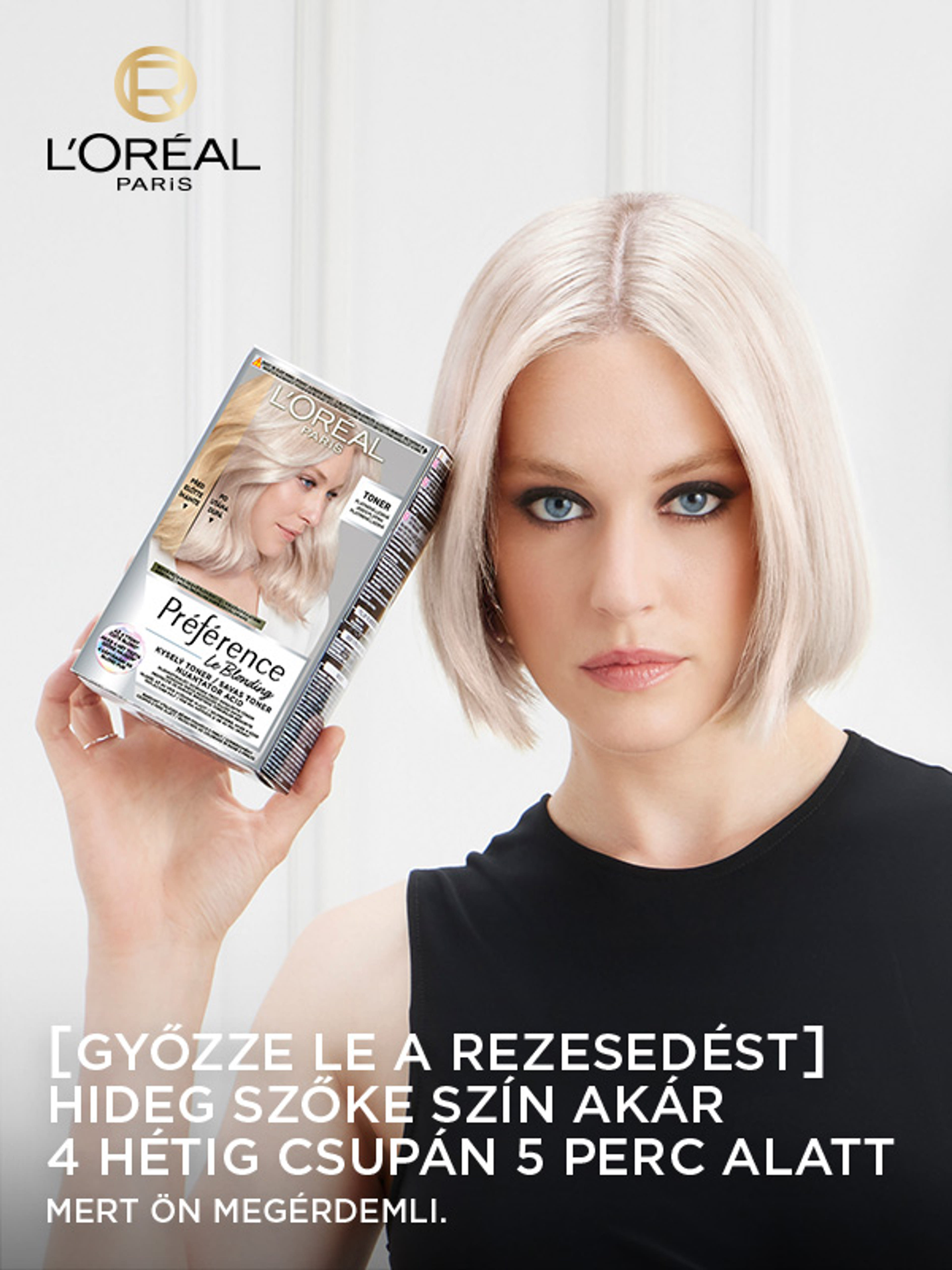 L'Oréal Paris Préférence toner /01 Plat Ice - 1 db-5
