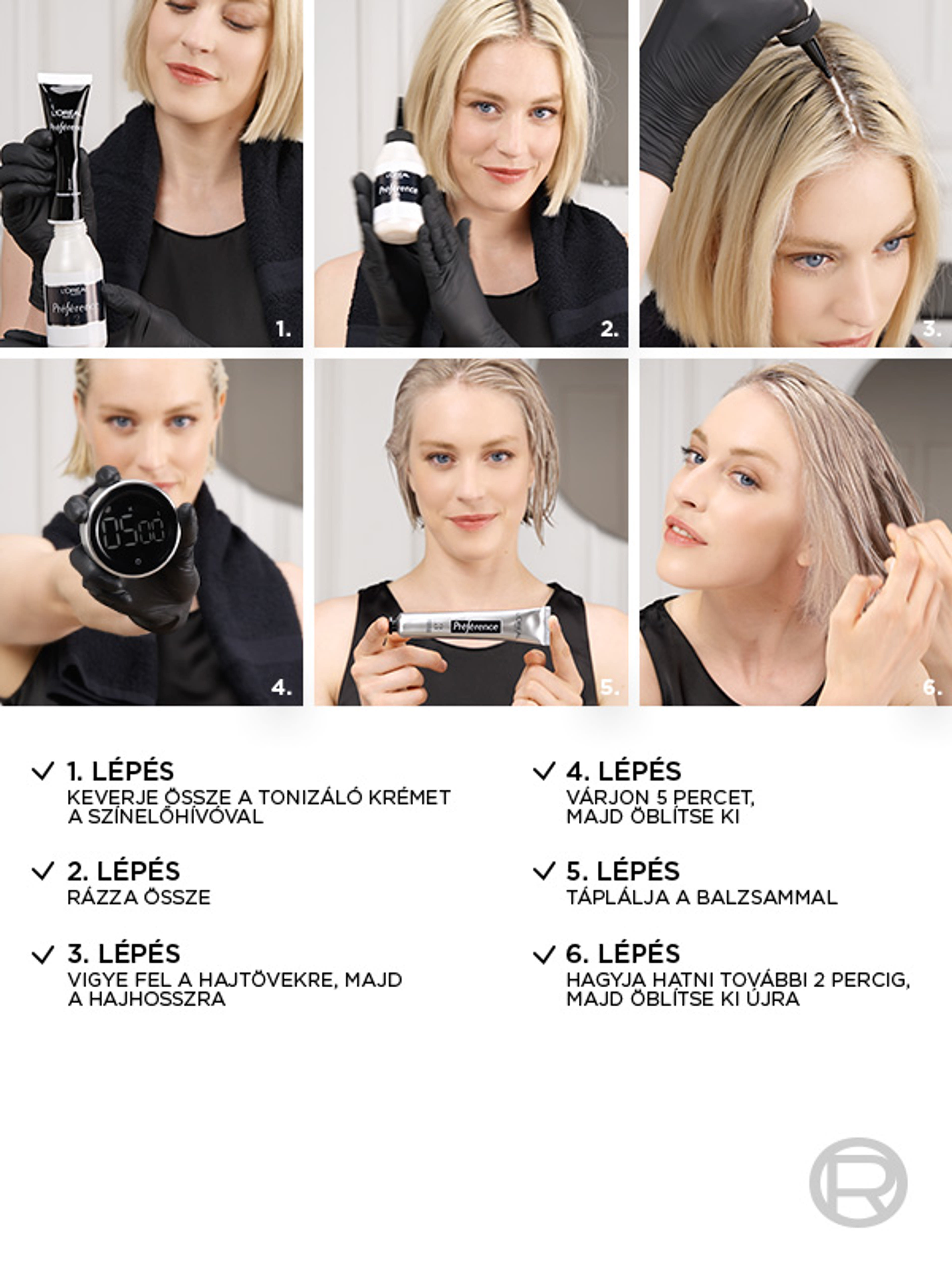 L'Oréal Paris Préférence toner /01 Plat Ice - 1 db-8