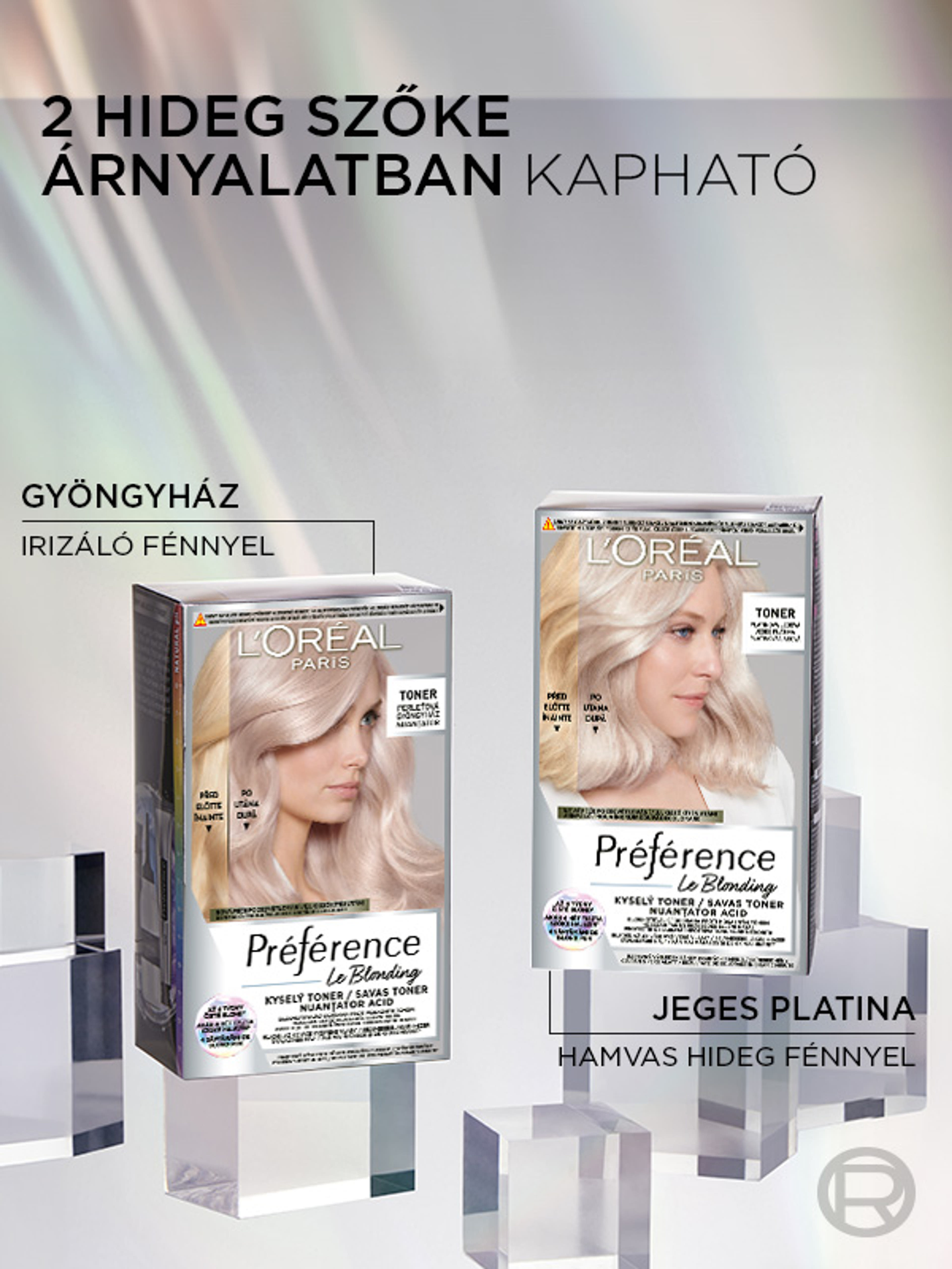L'Oréal Paris Préférence toner /01 Plat Ice - 1 db-10