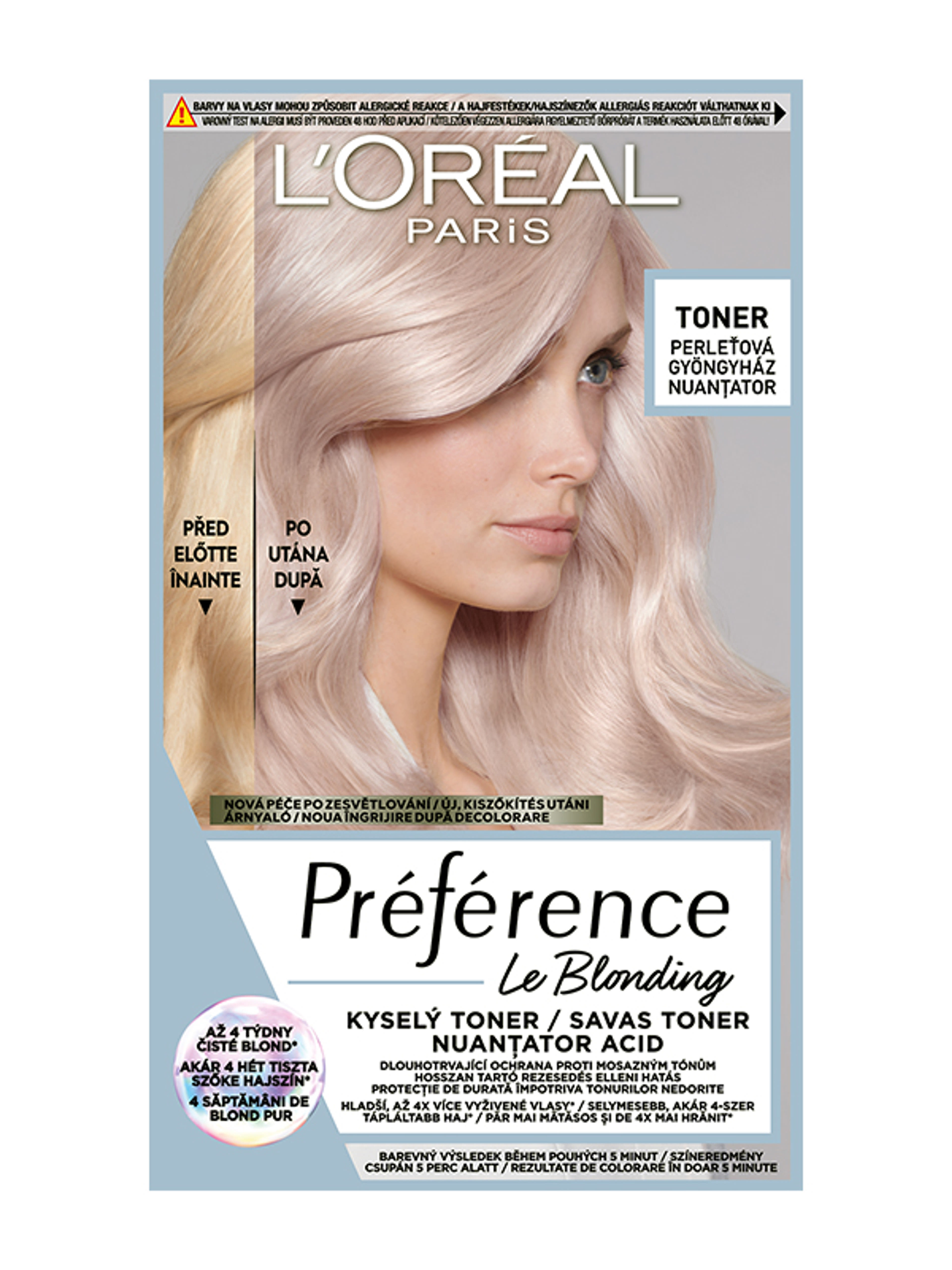 L'Oréal Paris Préférence toner /02 Pearly Boost - 1 db