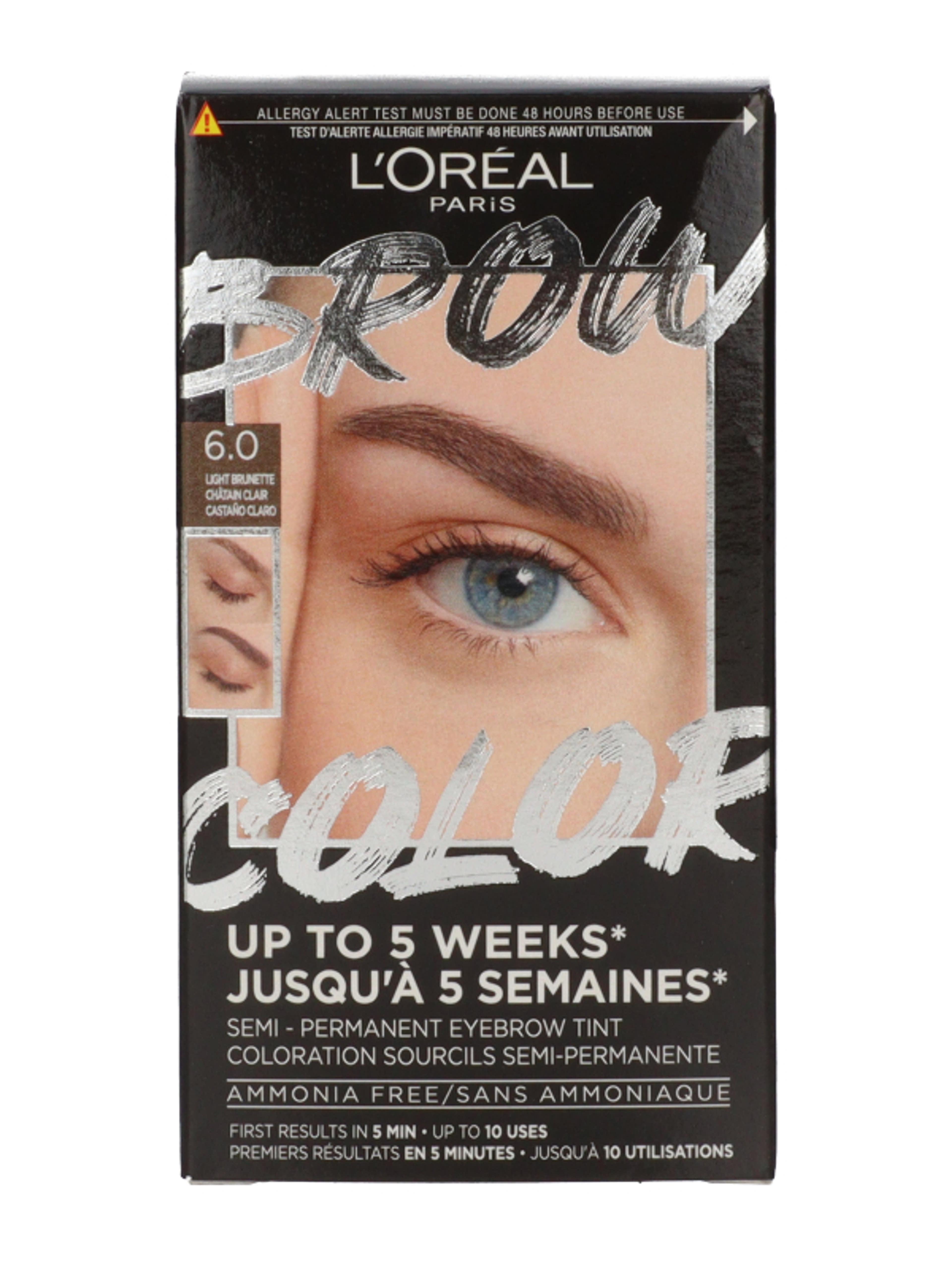 L'Oréal Paris szemöldökfesték /6.0 Light Brunette - 1 db-1