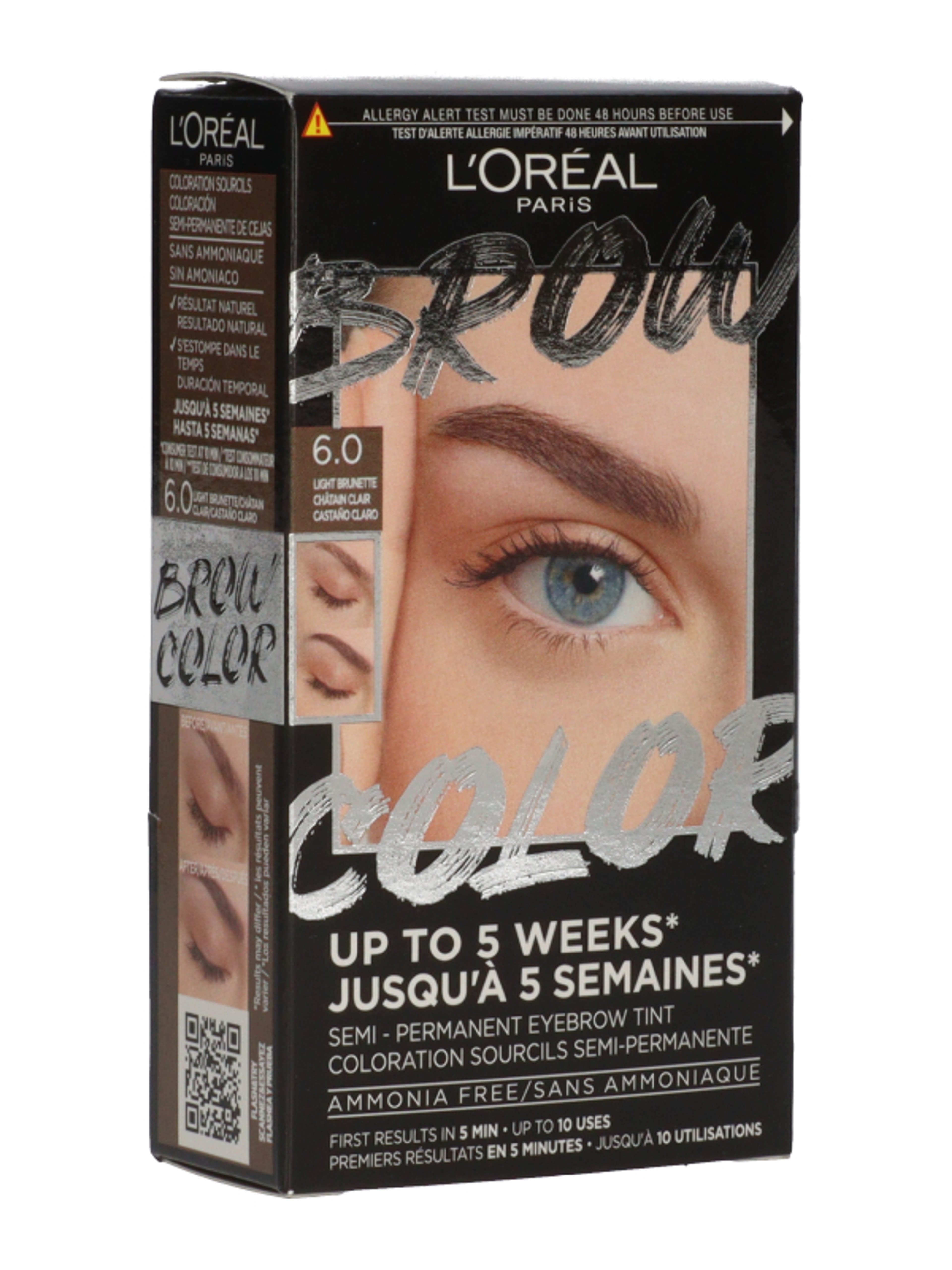 L'Oréal Paris szemöldökfesték /6.0 Light Brunette - 1 db-2
