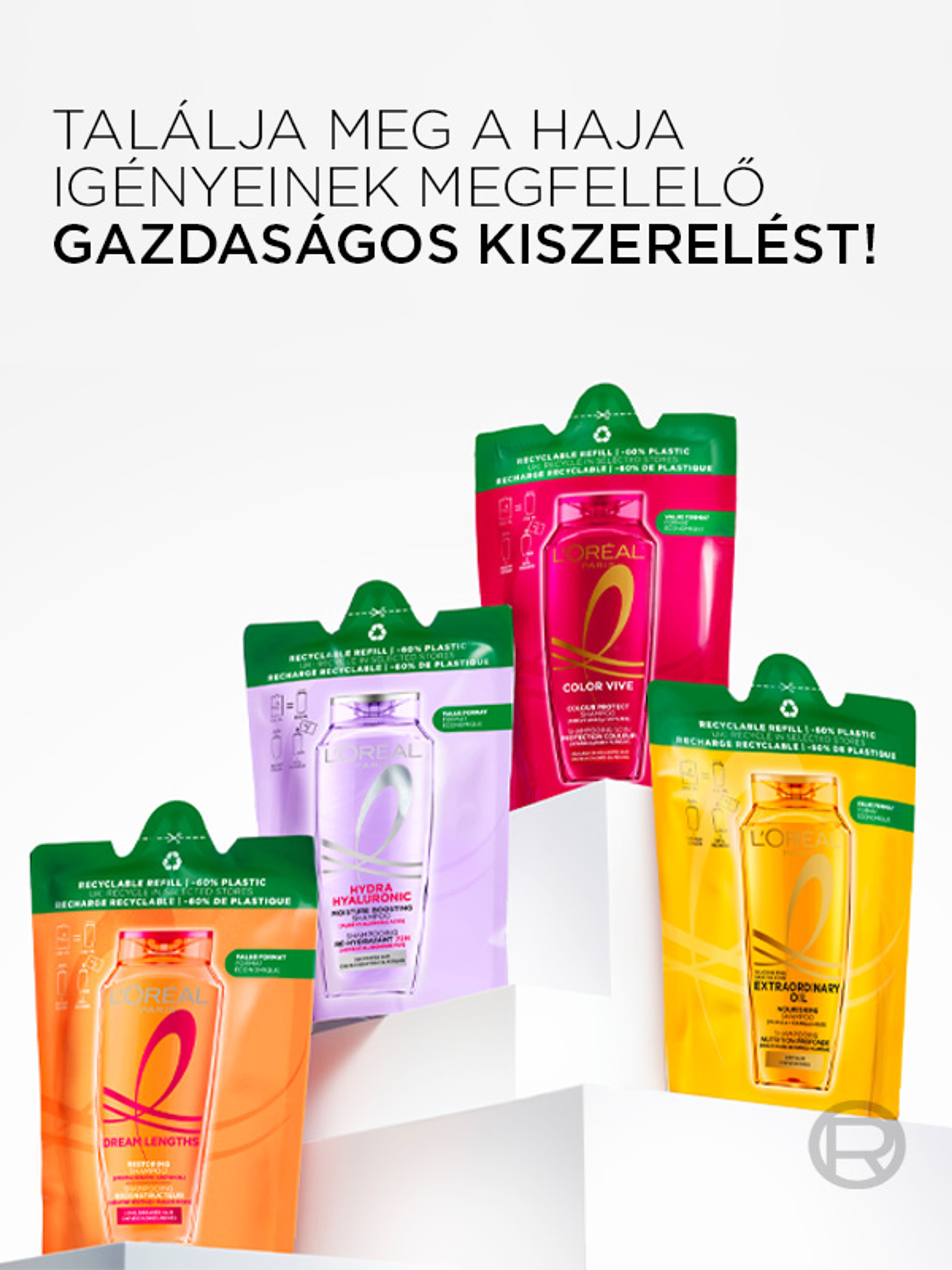 L'Oréal Paris Elseve Color Vive sampon utántöltő - 250 ml-5