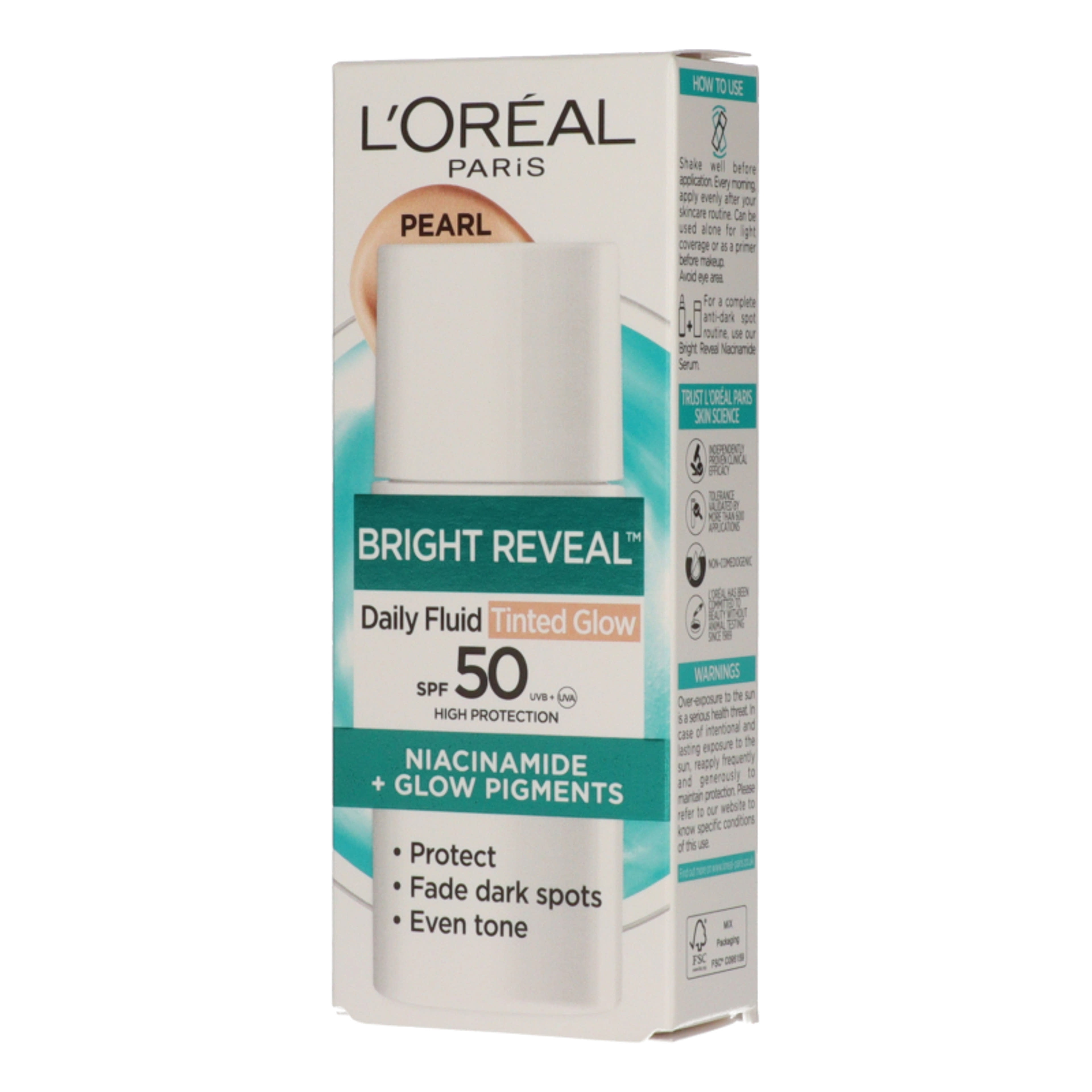 L'Oréal Paris Bright Reveal színezett fluid SPF50 - 50 ml-2