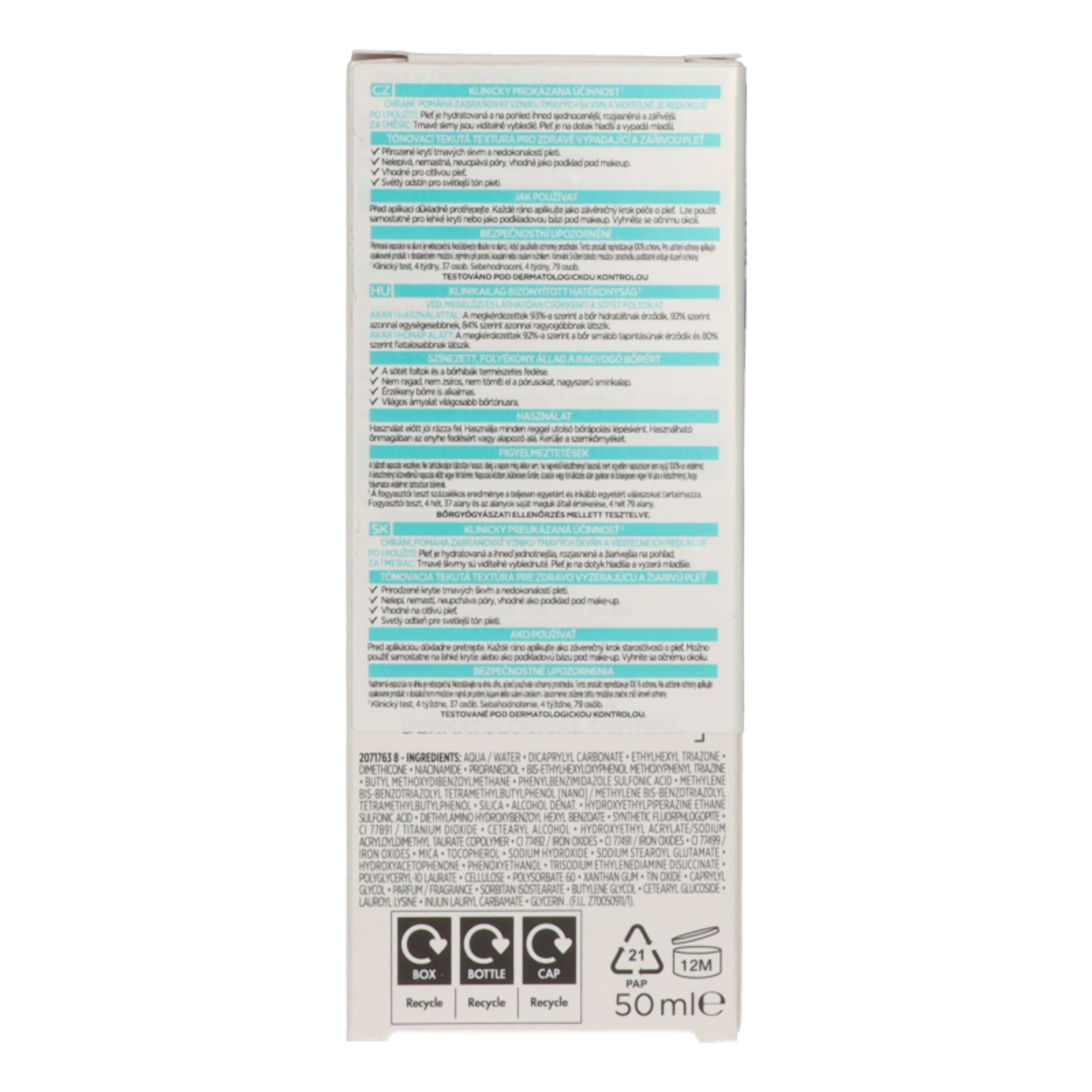 L'Oréal Paris Bright Reveal színezett fluid SPF50 - 50 ml-3