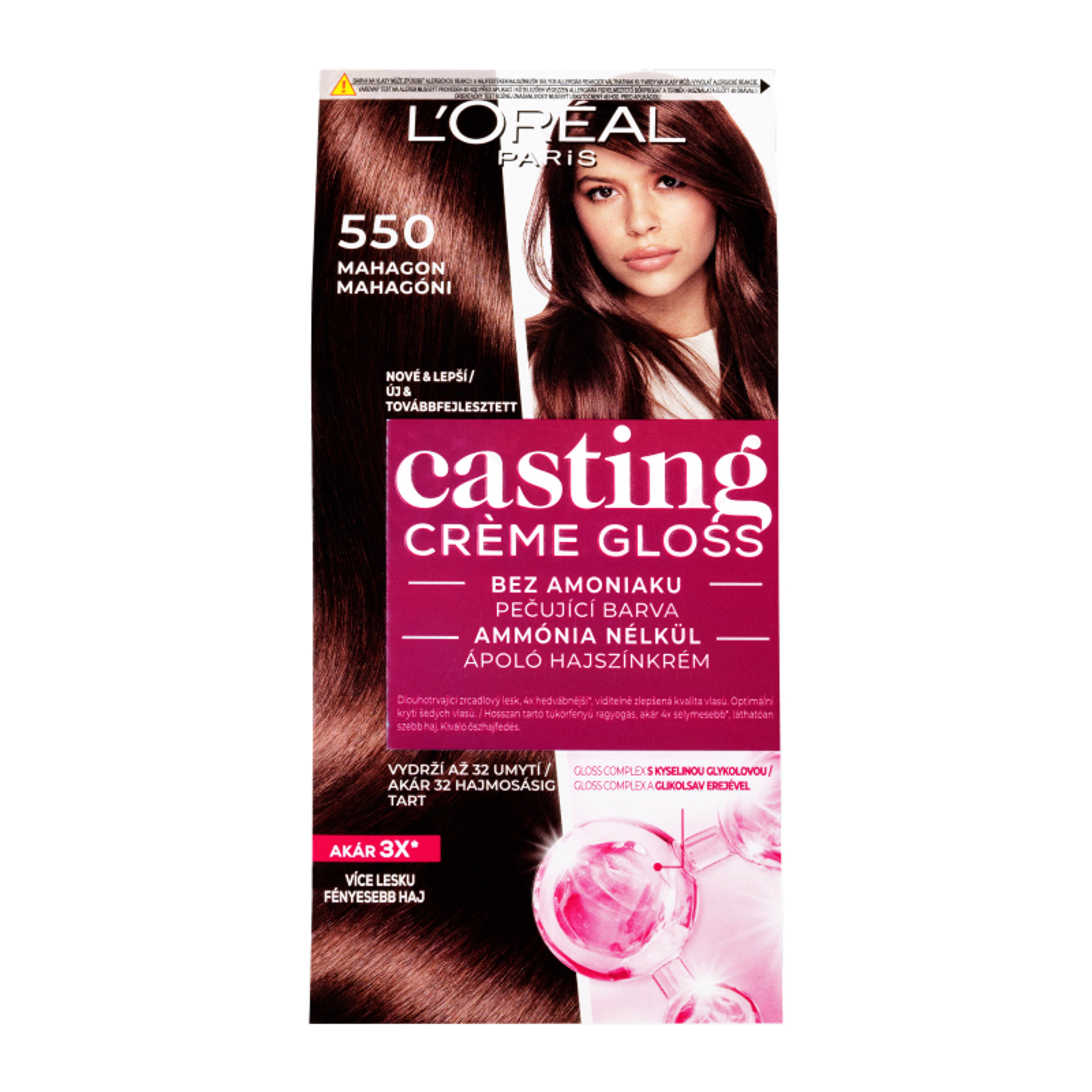 L'Oréal Paris Casting Creme Gloss hajfesték /550 Mahagoni - 180 ml