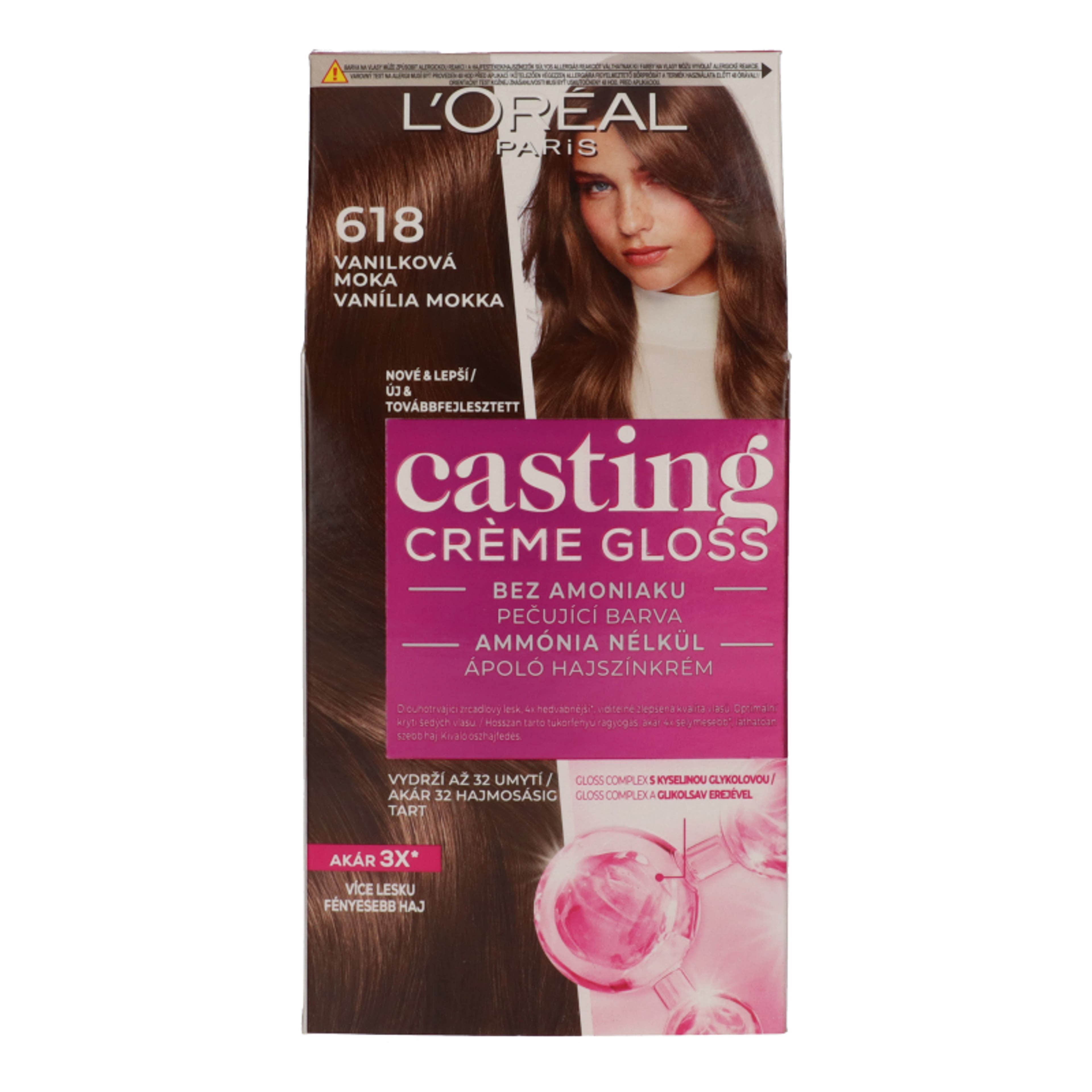 L'Oréal Paris Casting Creme Gloss hajfesték /618 Vanilla Mocha - 180 ml