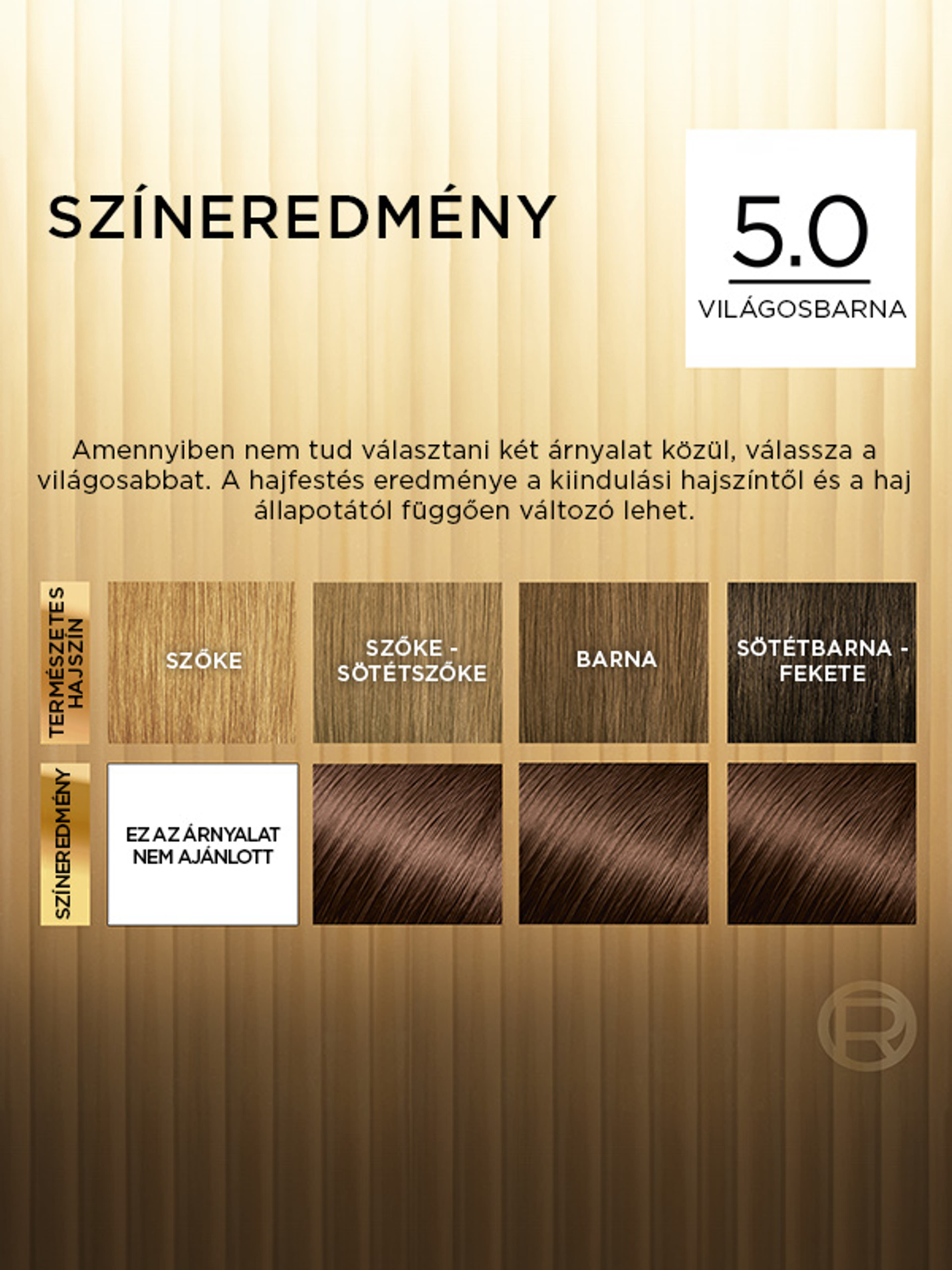 L'Oréal Paris Préférence tartós hajfesték /5.0 világos barna - 174 ml-5
