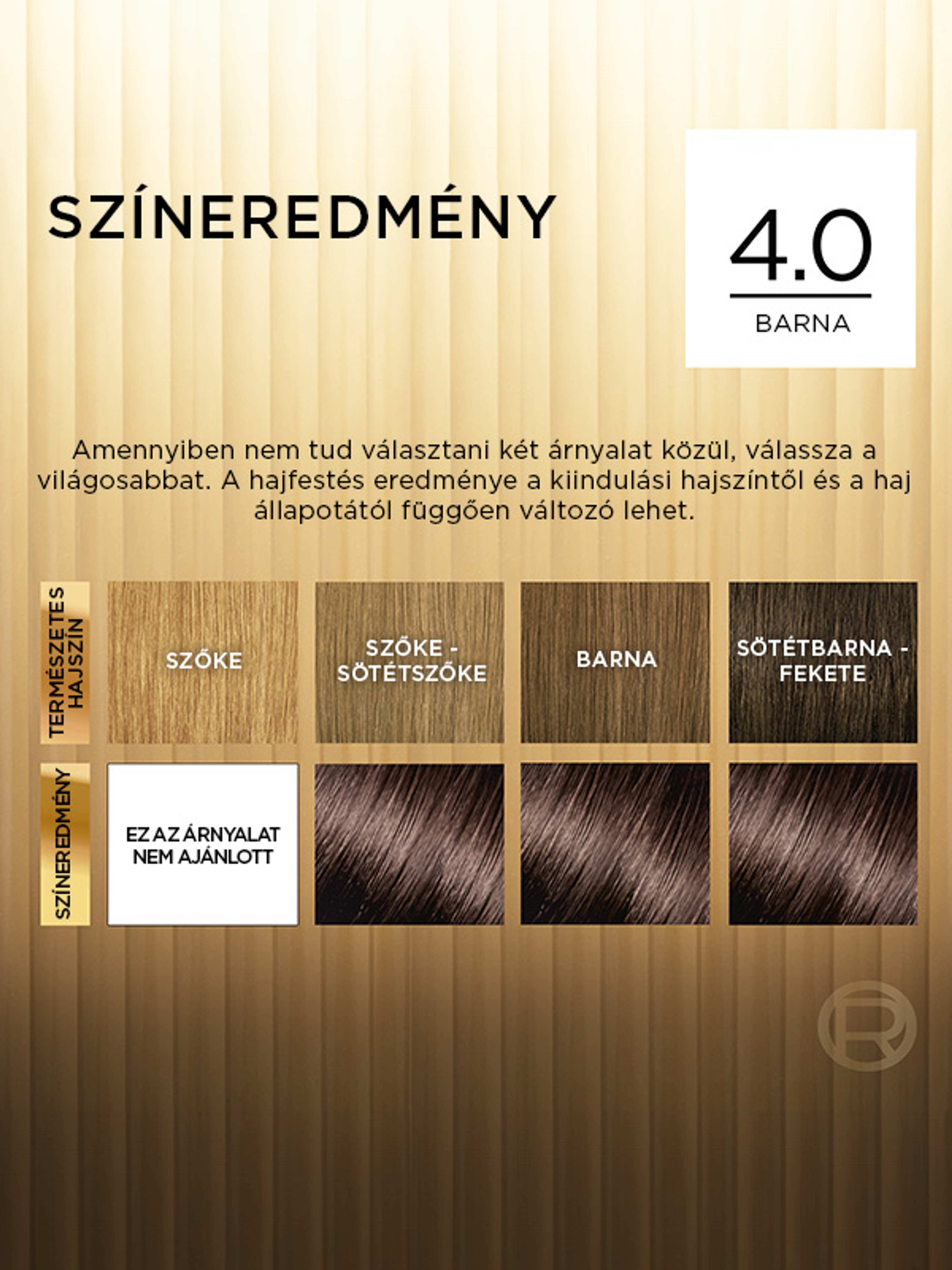 L'Oréal Paris Préférence tartós hajfesték /4.0 barna - 174 ml-5