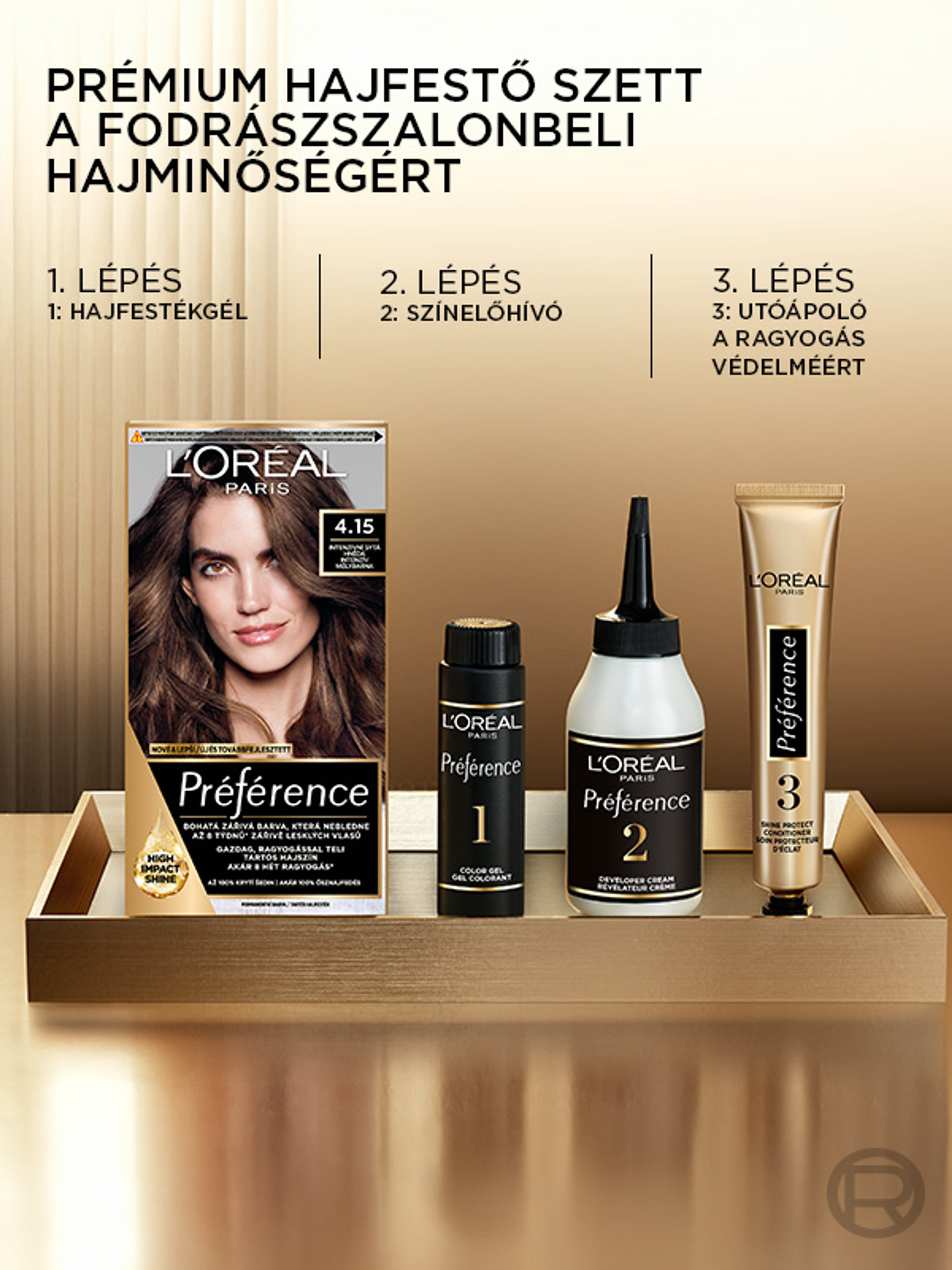 L'Oréal Paris Préférence tartós hajfesték /6.0 sötét szőke - 174 ml-4