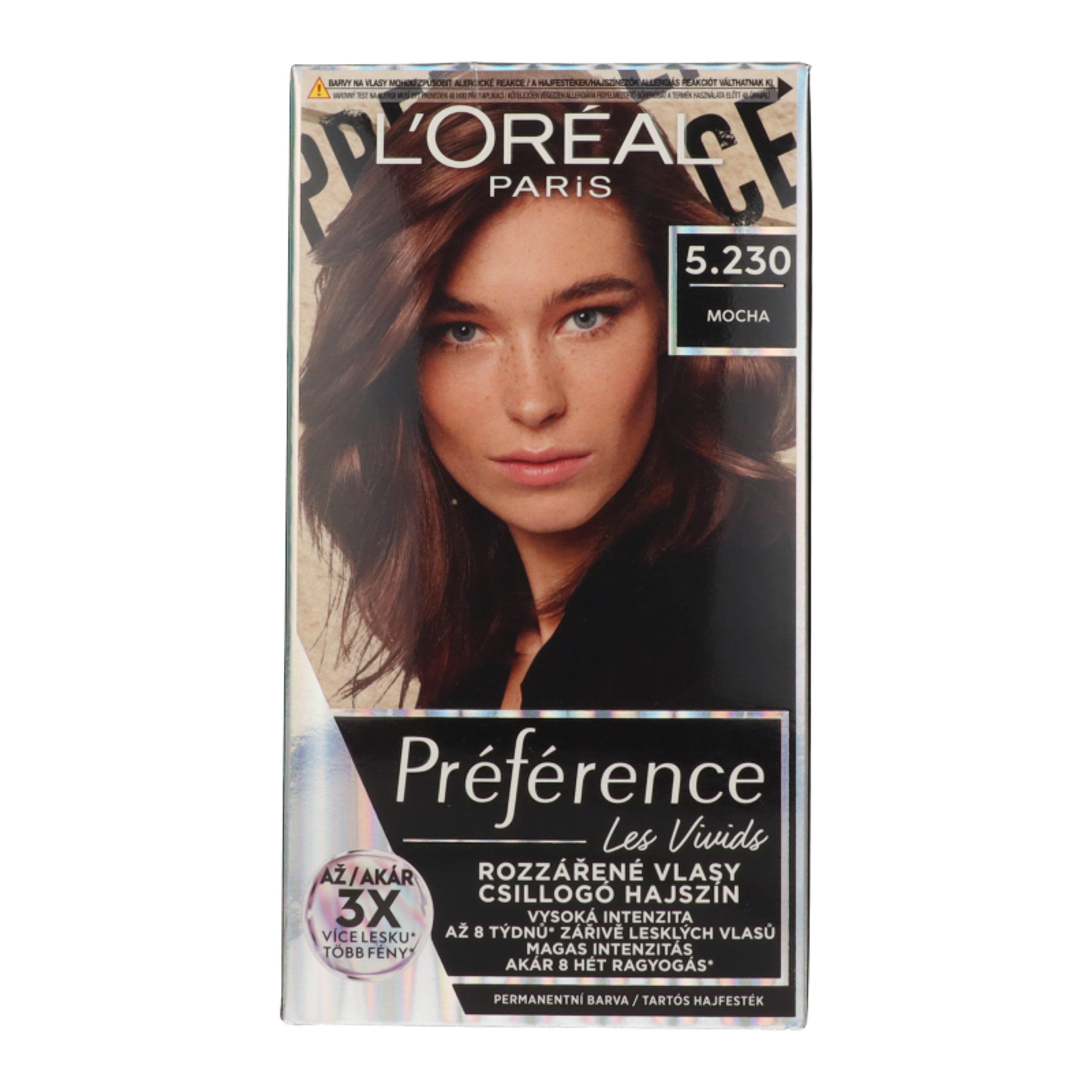 L'Oréal Paris Préférence Vivids hajfesték /523 Mocha - 174 ml