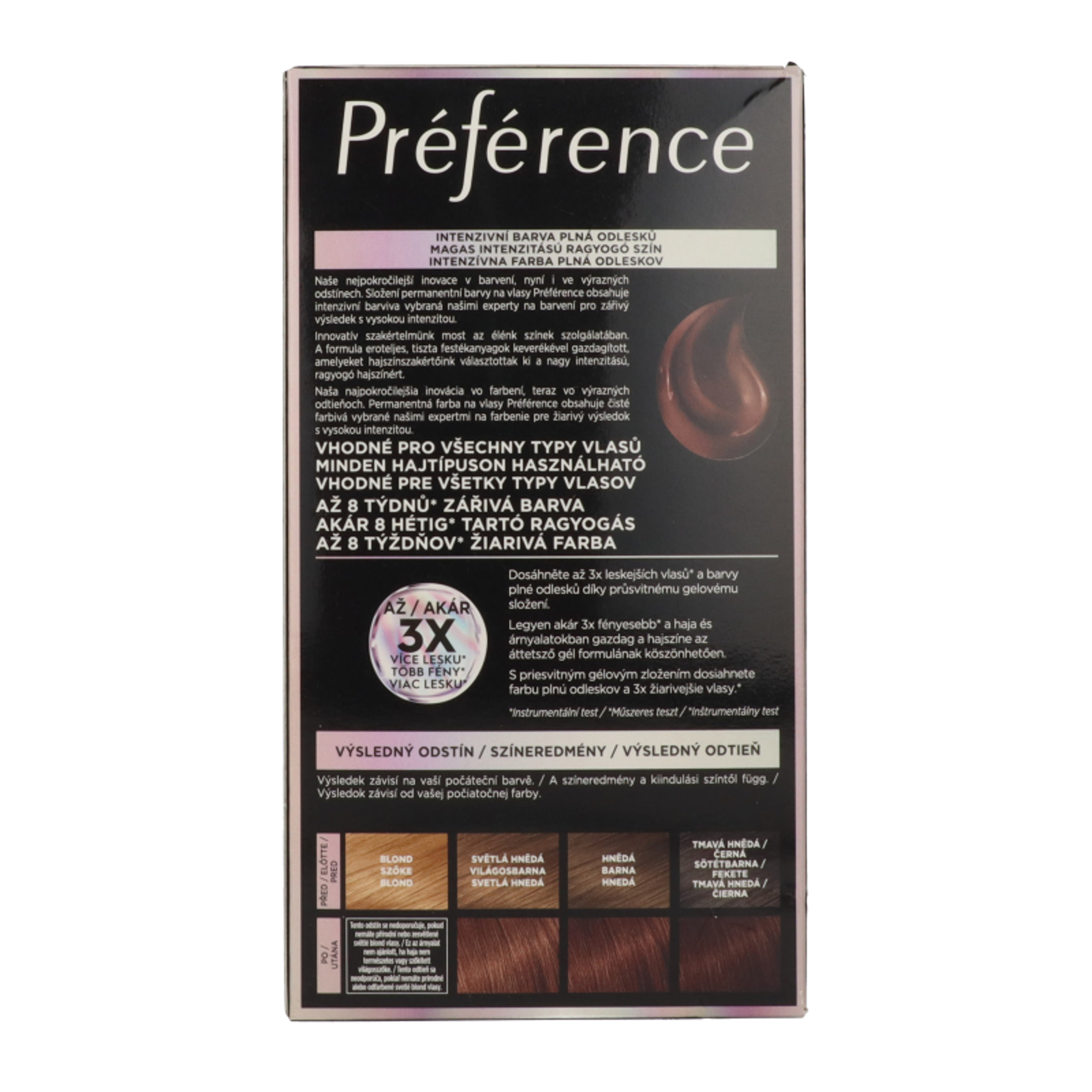 L'Oréal Paris Préférence Vivids hajfesték /523 Mocha - 174 ml-2