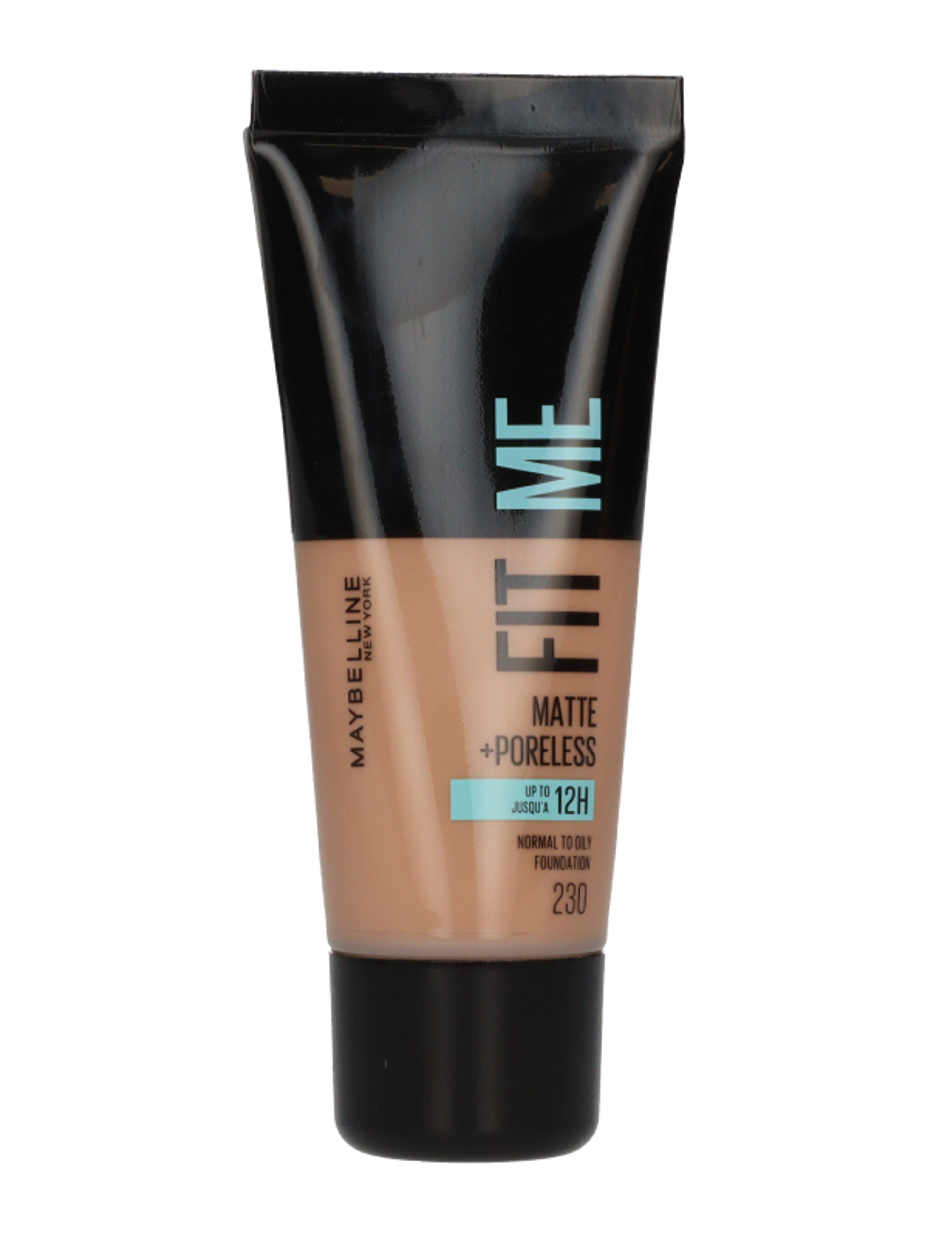 Maybelline Fit Me! Matte + Poreless alapozó /230 Natural Buff - 1 db-1