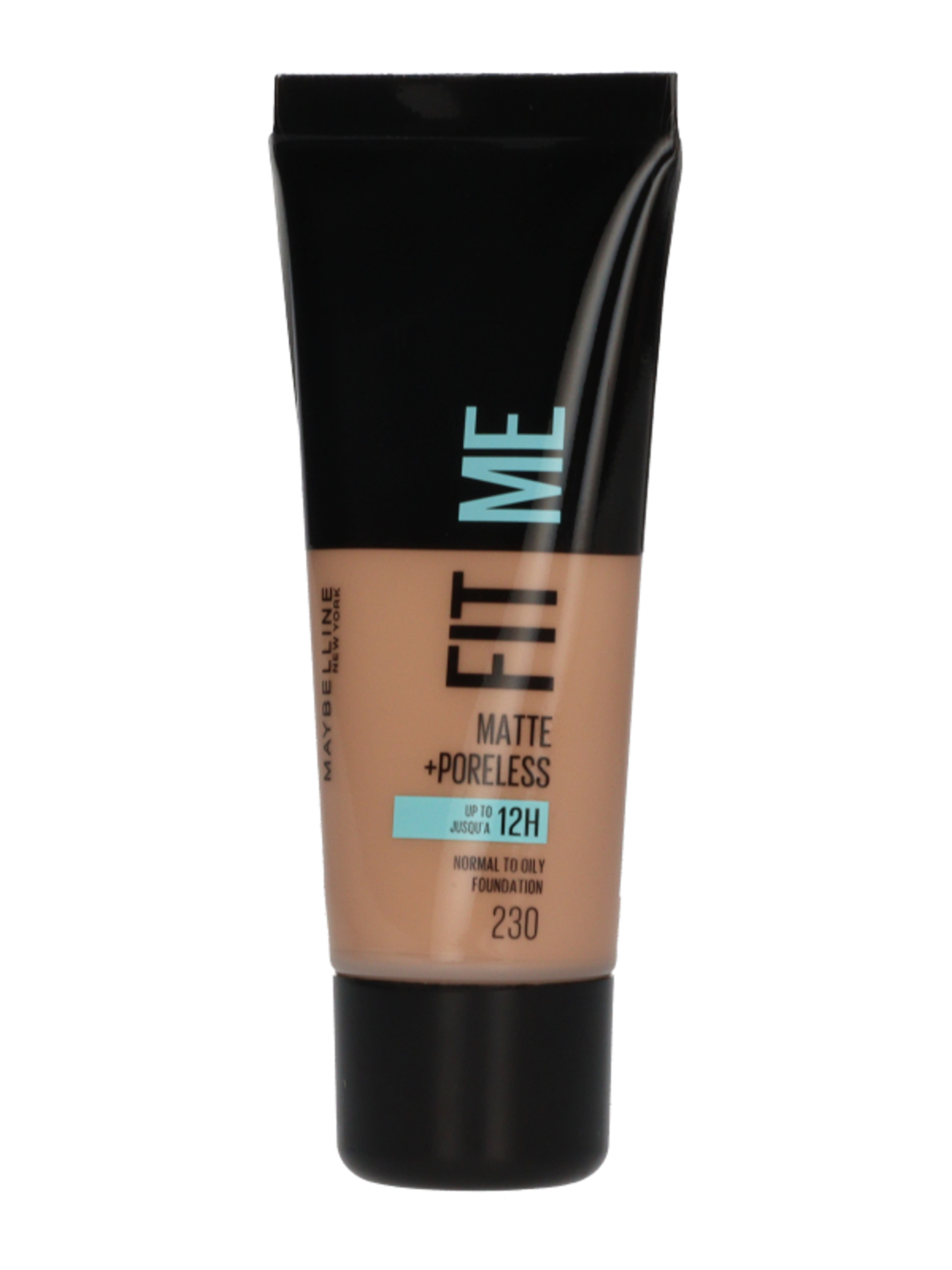 Maybelline Fit Me! Matte + Poreless alapozó /230 Natural Buff - 1 db-2