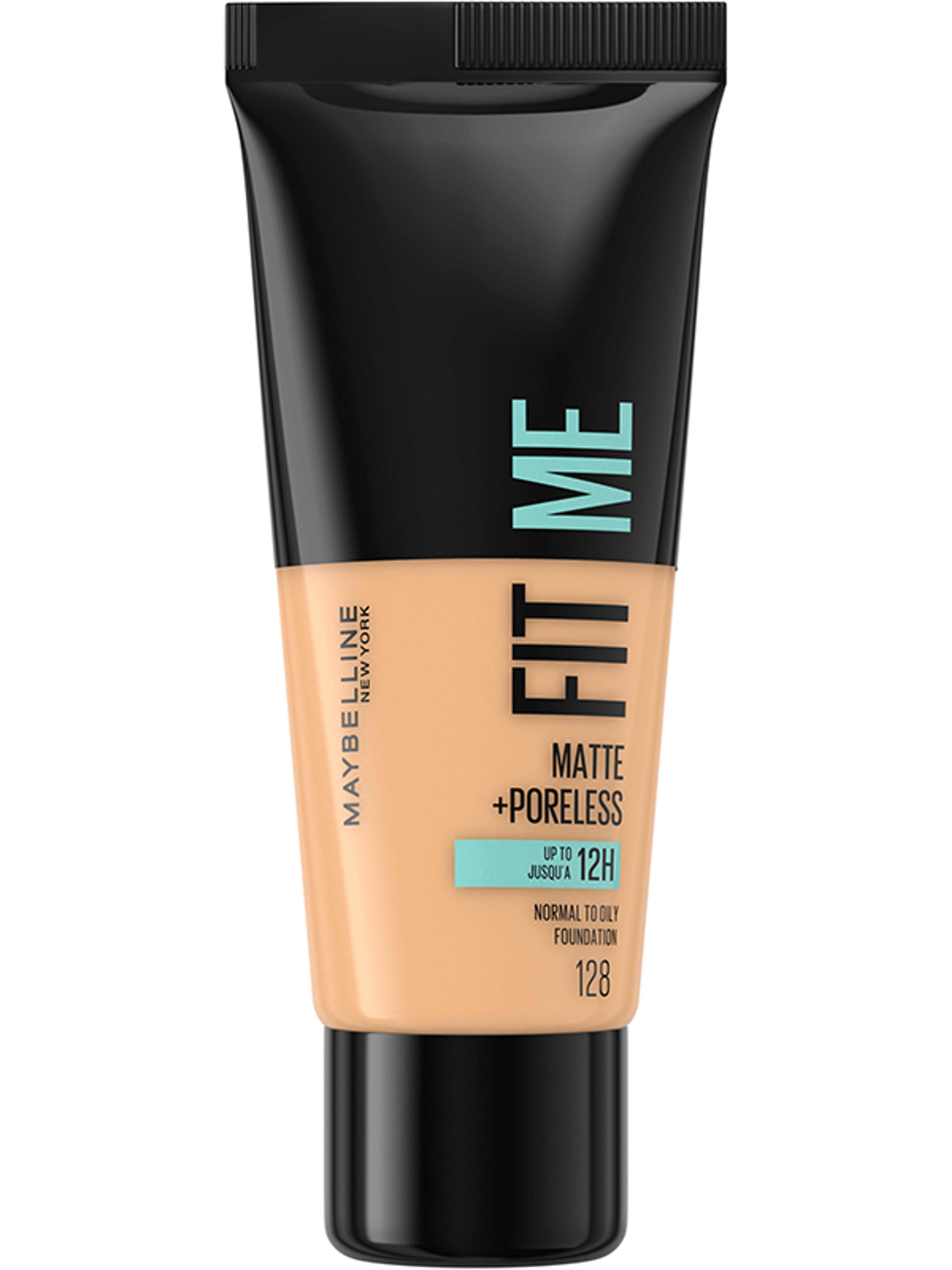 Maybelline Fit Me! Matte + Poreless alapozó /128 Warm Nude - 1 db