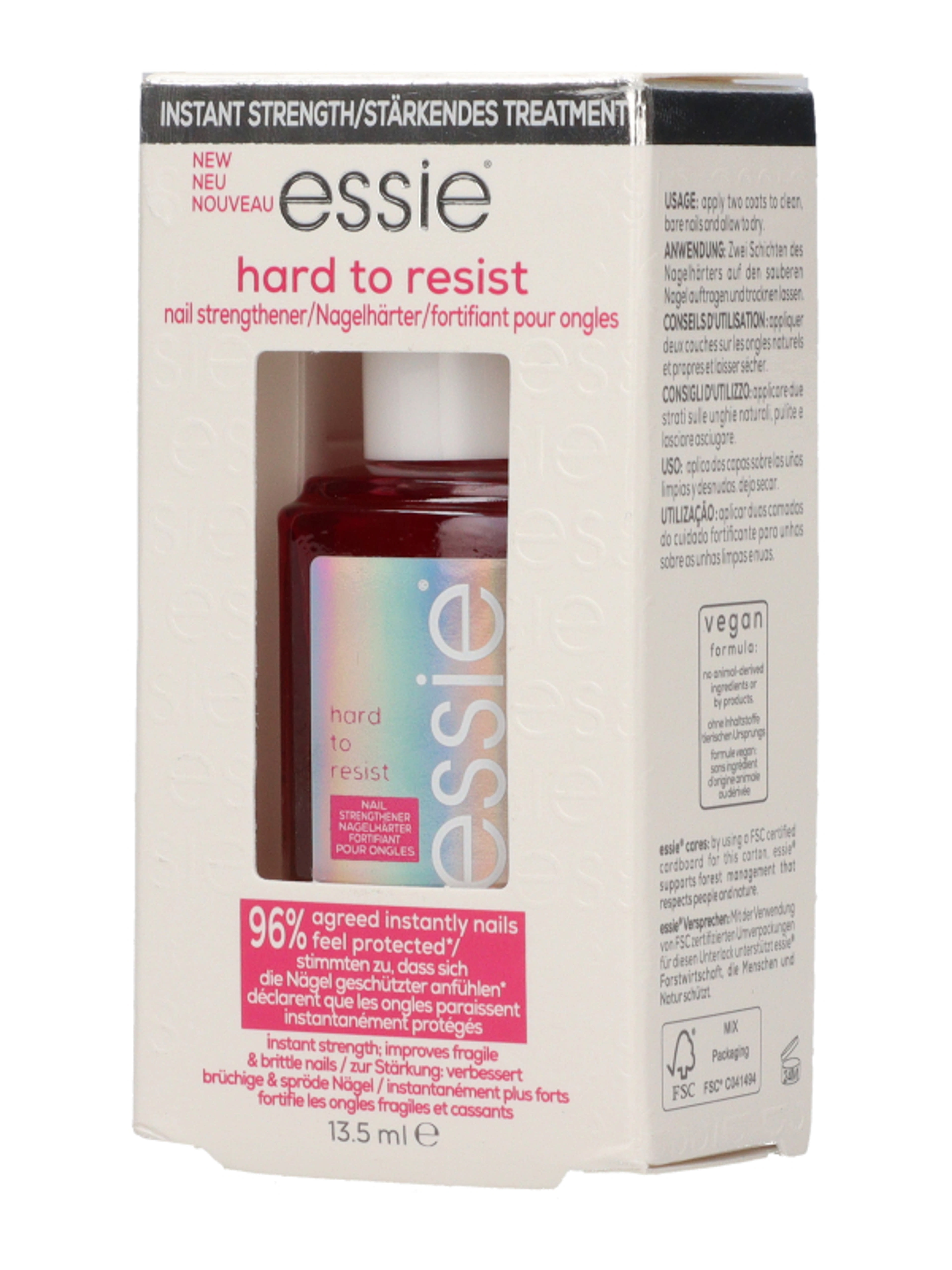 Essie Hard To Resist Pink körömerősítő - 1 db-2