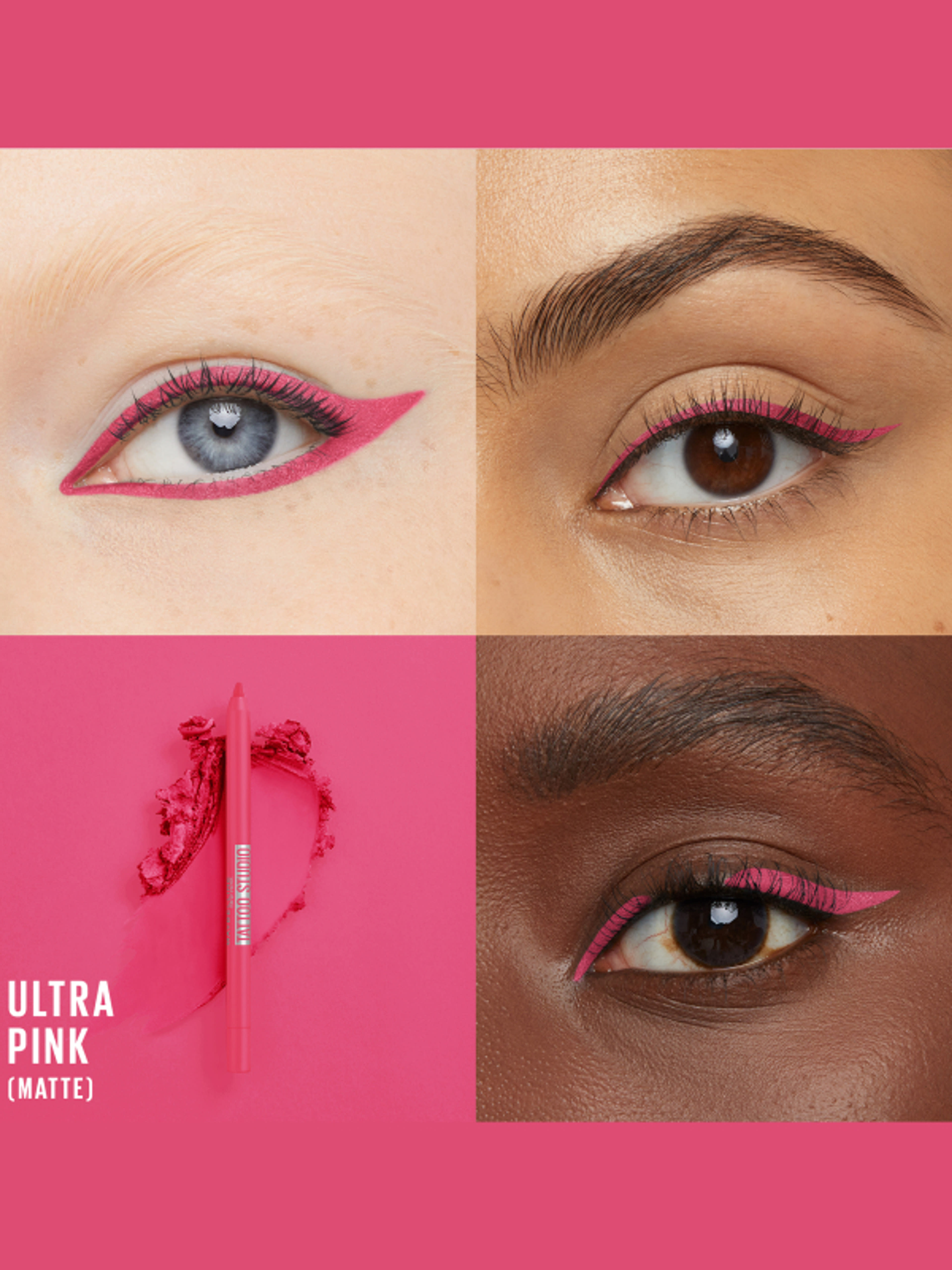 Maybelline Tattoo Liner gél állagú szemceruza /Ultra Pink - 1 db-4