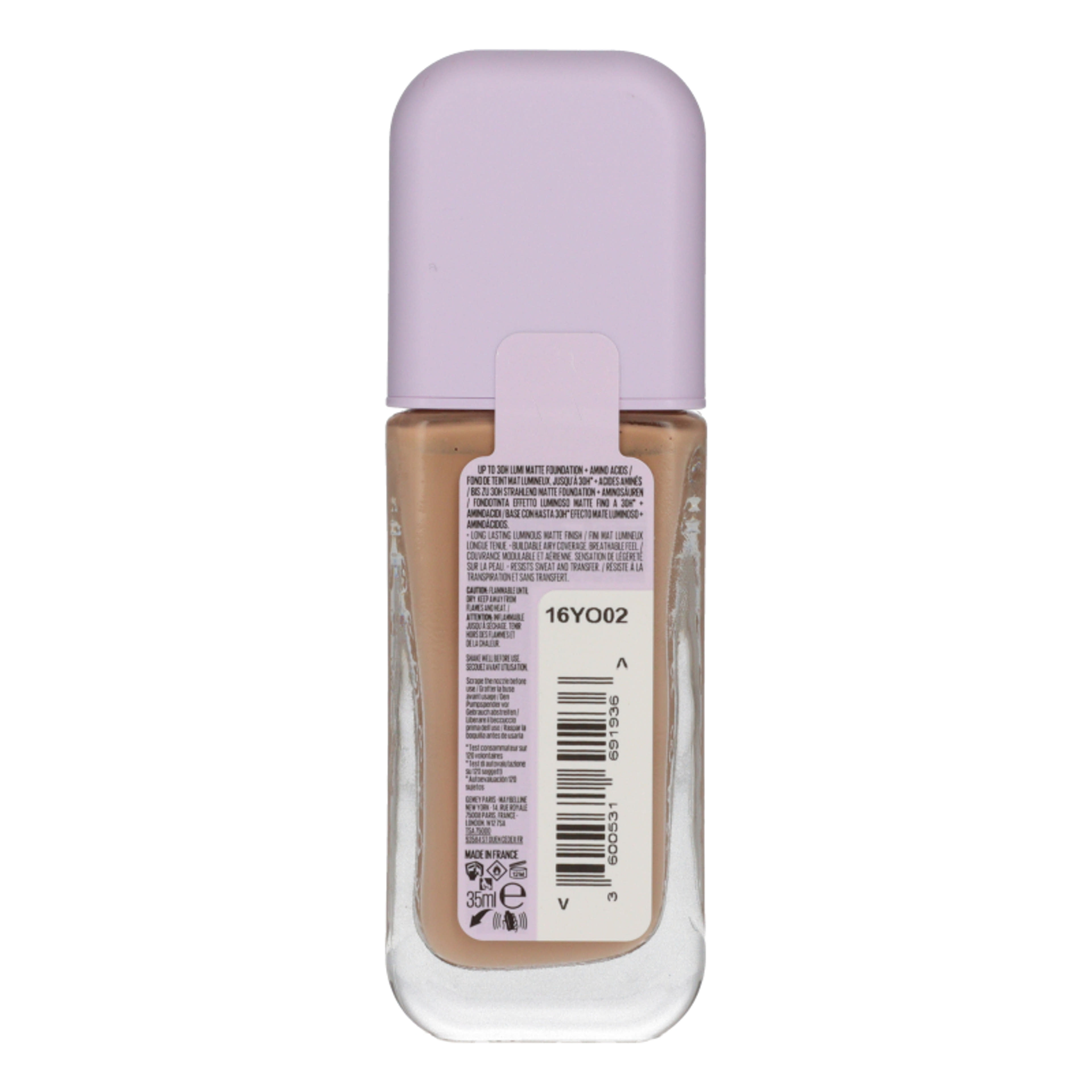 Maybelline SuperStay Lumi Matt alapozó /115 - 1 db-2