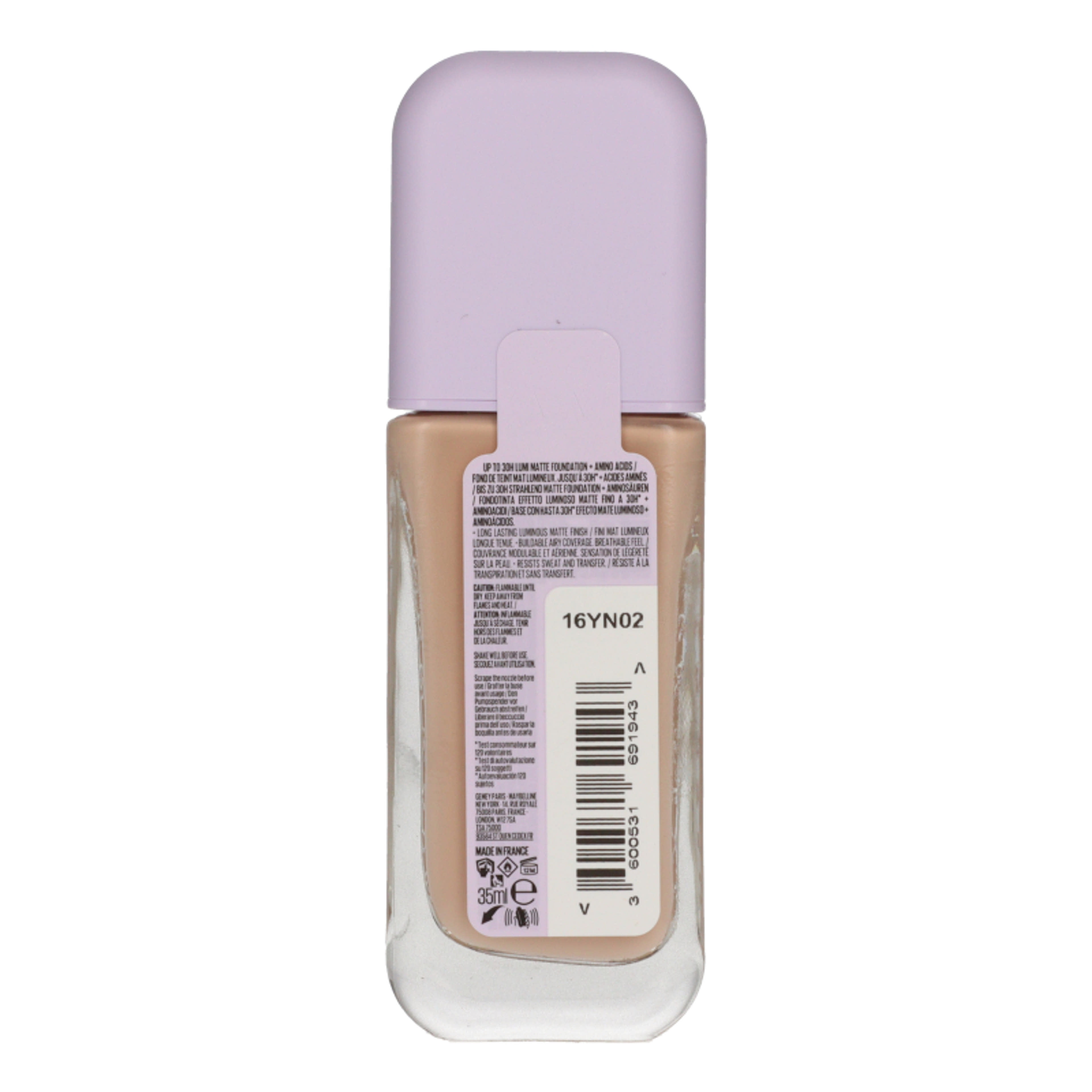 Maybelline SuperStay Lumi Matt alapozó /108 - 1 db-2