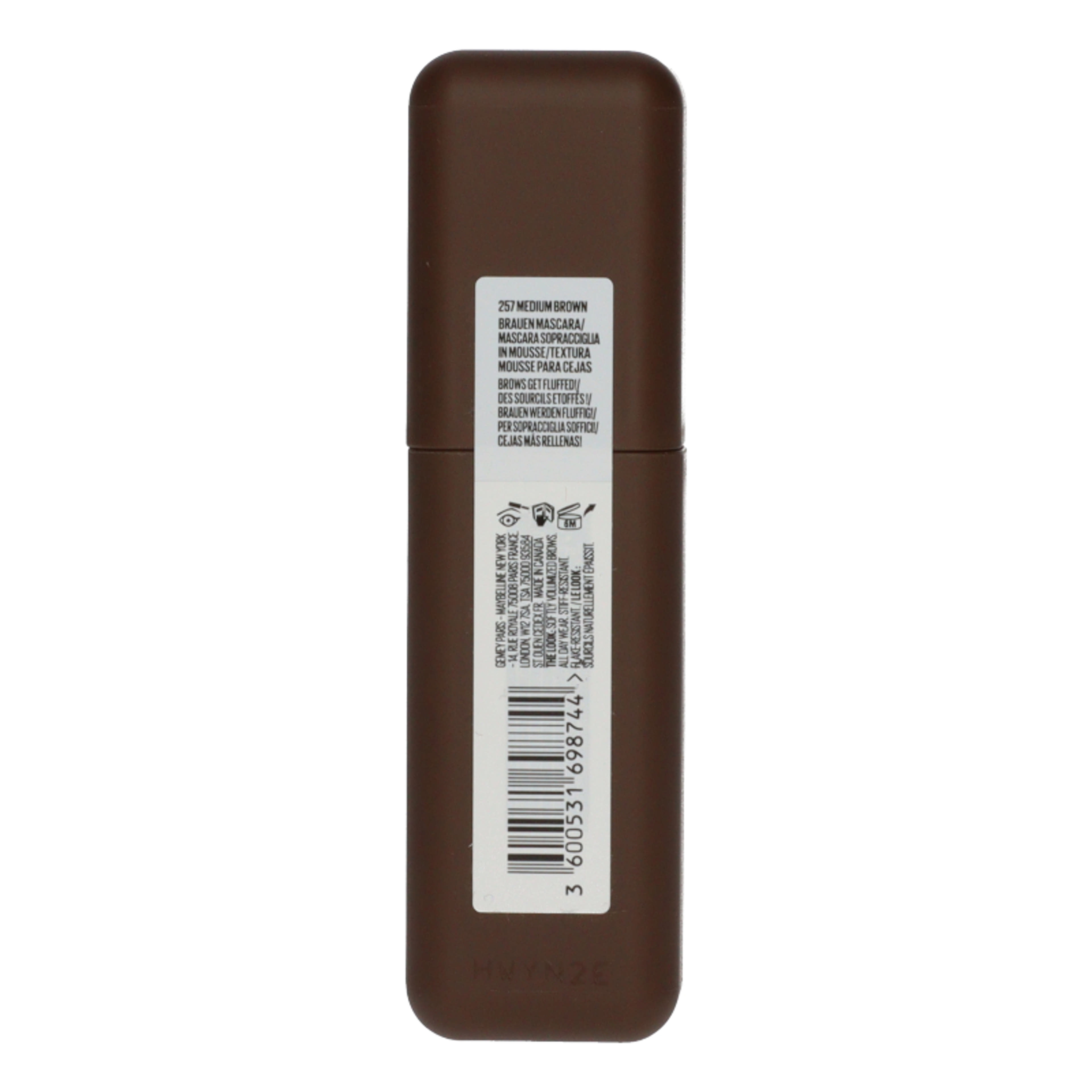 Maybelline Superfluff szemöldökhab /257 Medium Brown - 1 db-2