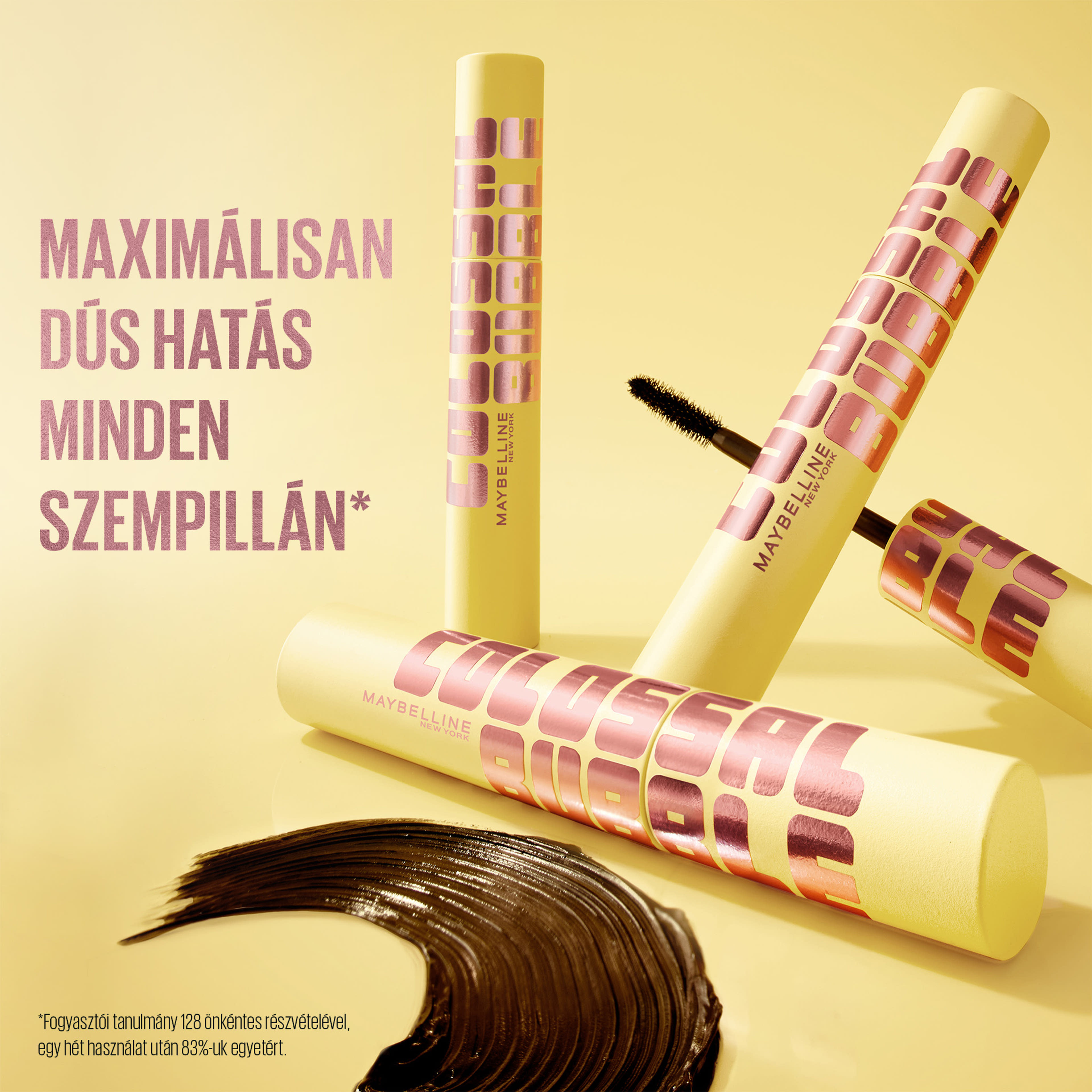 Maybelline Colossal Bubble vízálló szempillaspirál /fekete - 1 db-9
