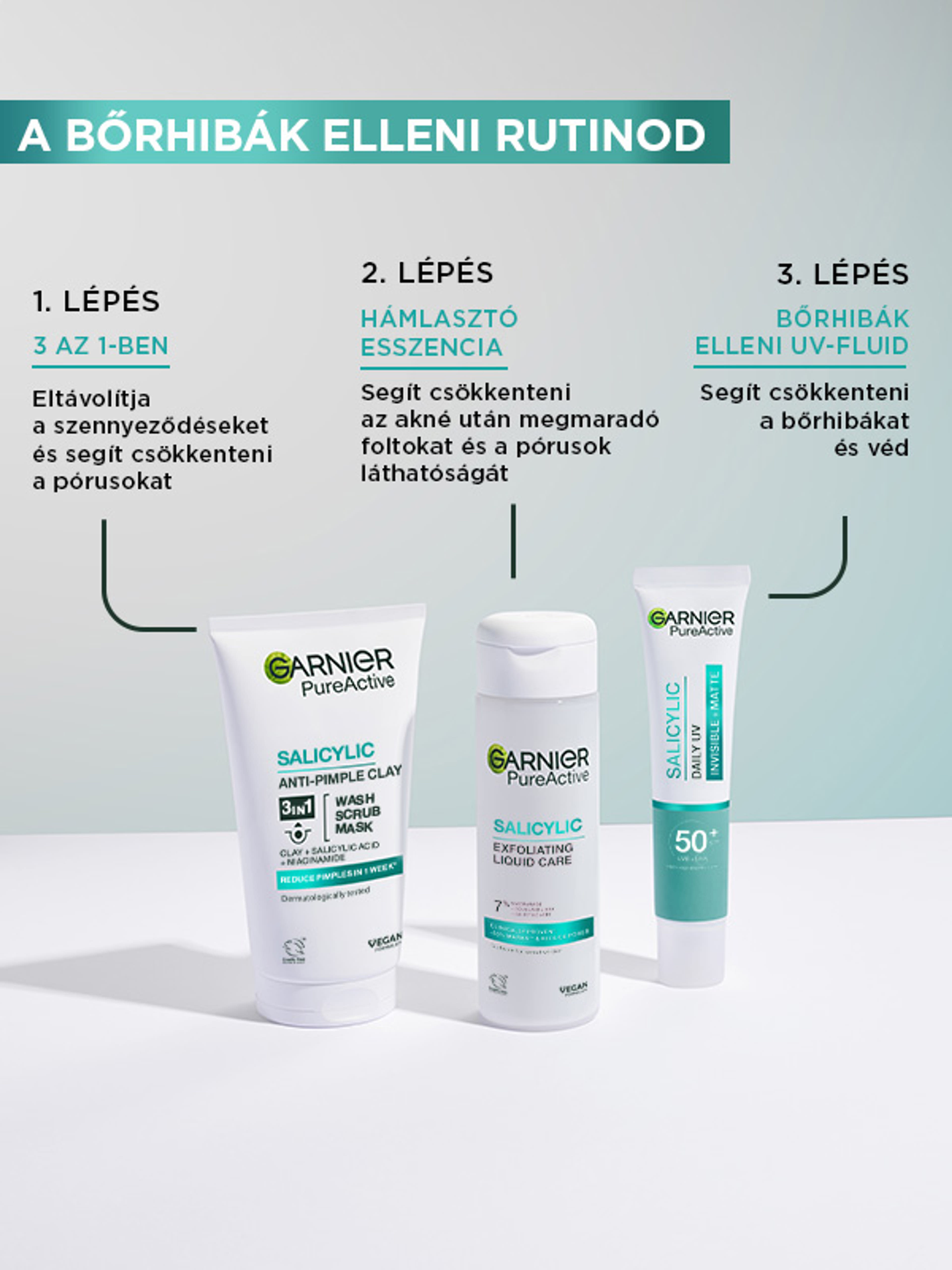 Garnier Skin Naturals Pure 3in1 arctisztító gél - 150 ml-6