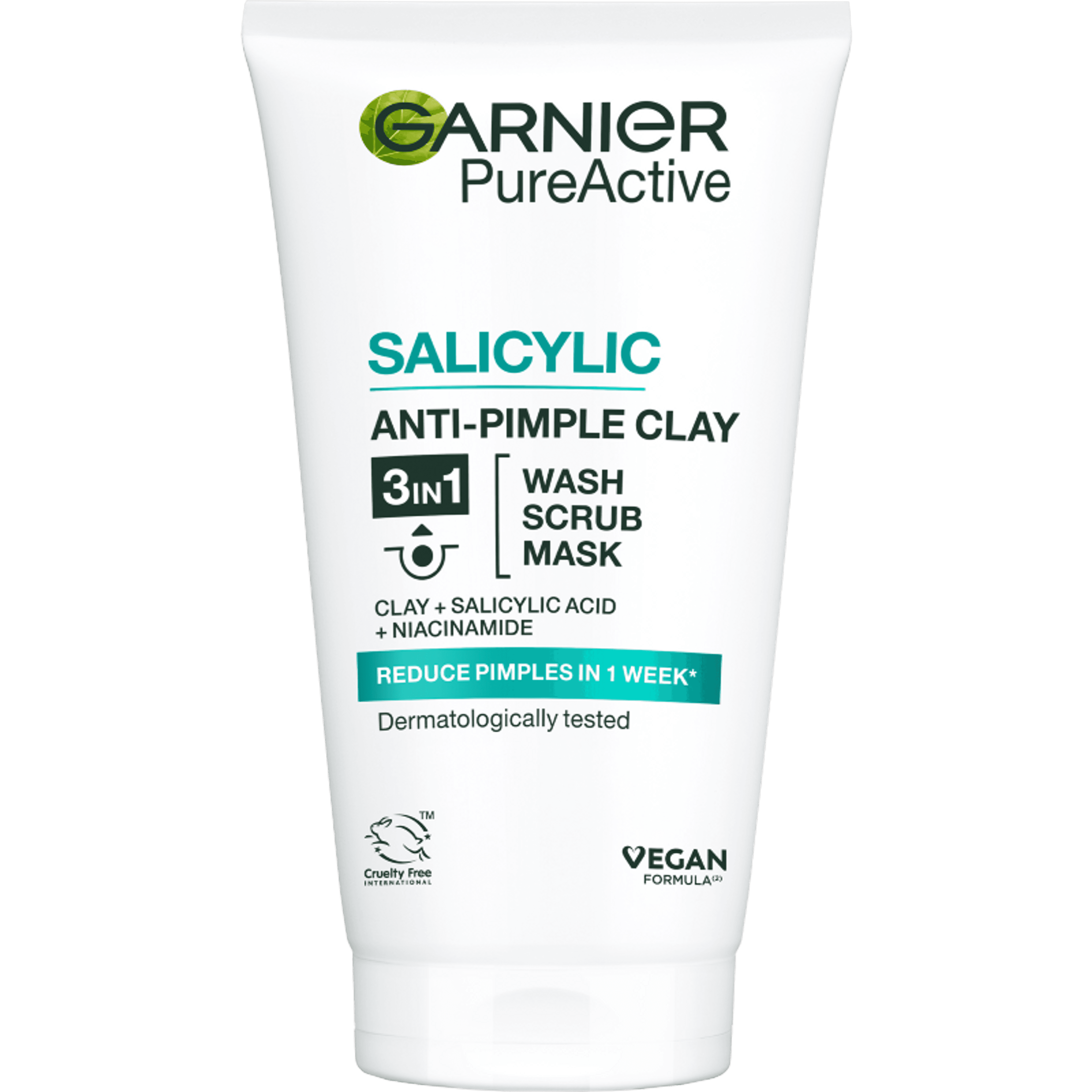 Garnier Skin Pure Active Salicylic bőrhibák elleni arctisztító - 150 ml