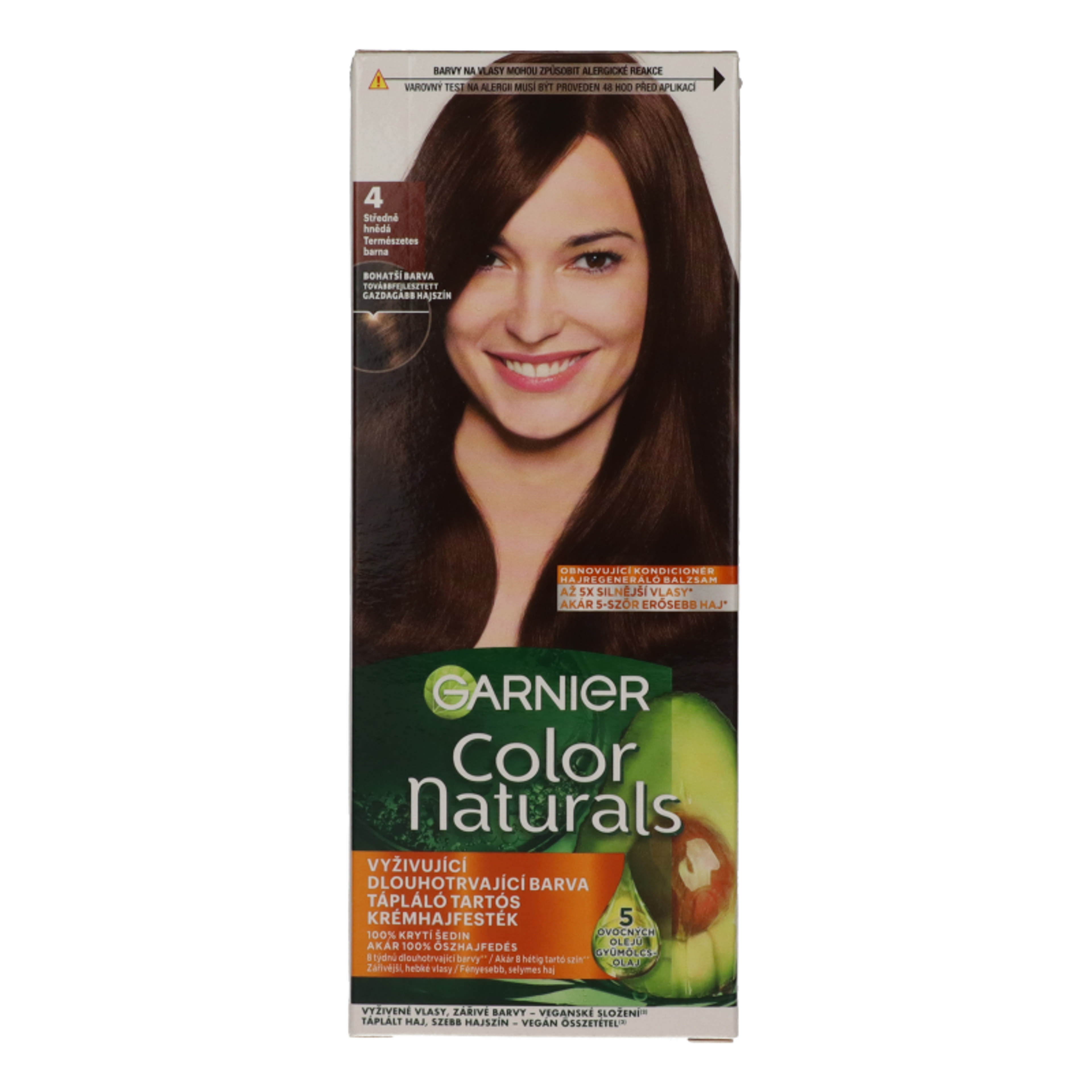 Garnier Color Naturals Tartós hajfesték 4 Természetes barna - 1 db-2