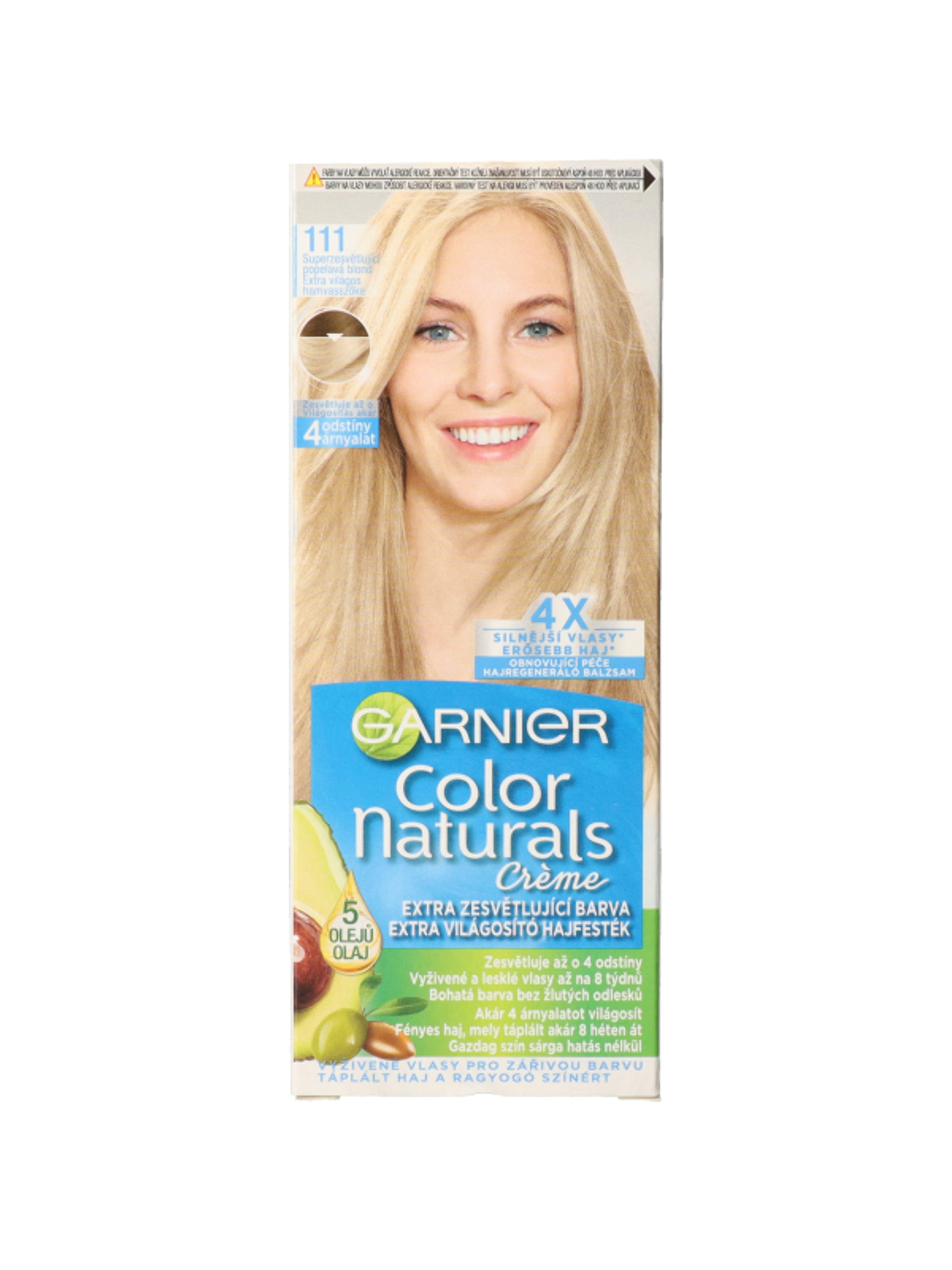 Garnier Color Naturals Tartós hajfesték 111 Extra világos hamvasszőke - 1 db-2