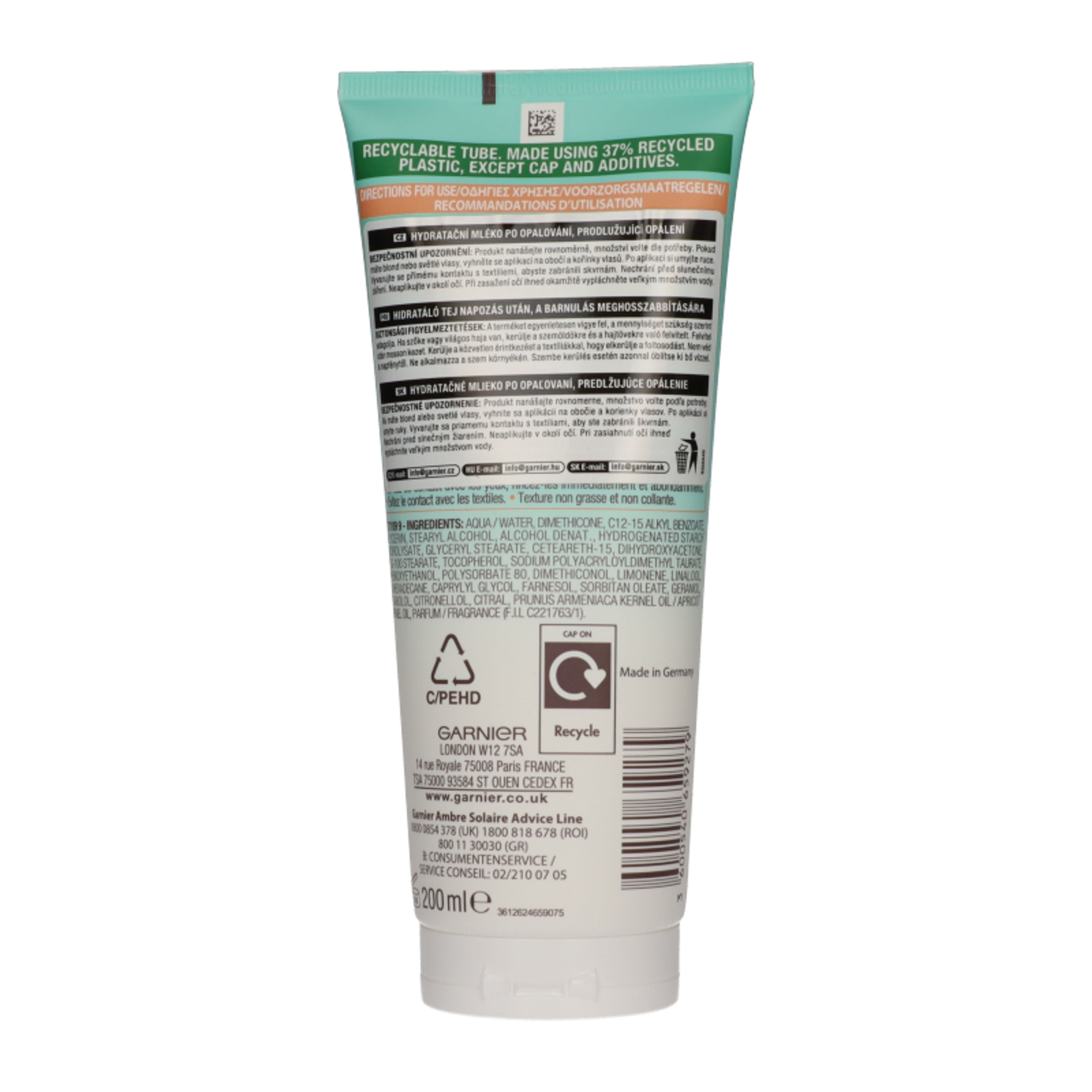 Garnier Ambre Solaire napozás utáni ápoló - 200 ml-2
