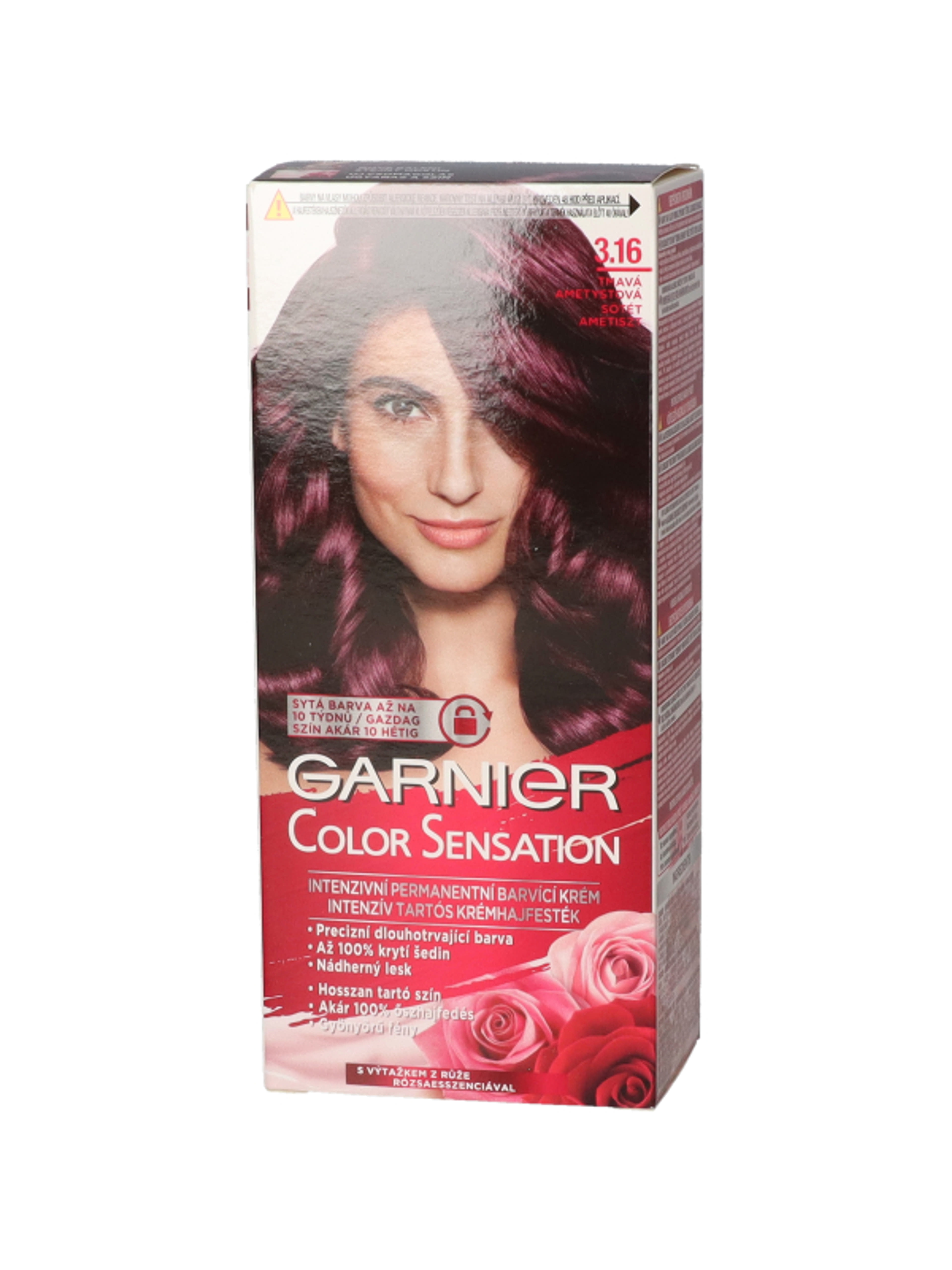 Garnier Color Sensation hajfesték 3.16 Sötét ametiszt - 1 db-3