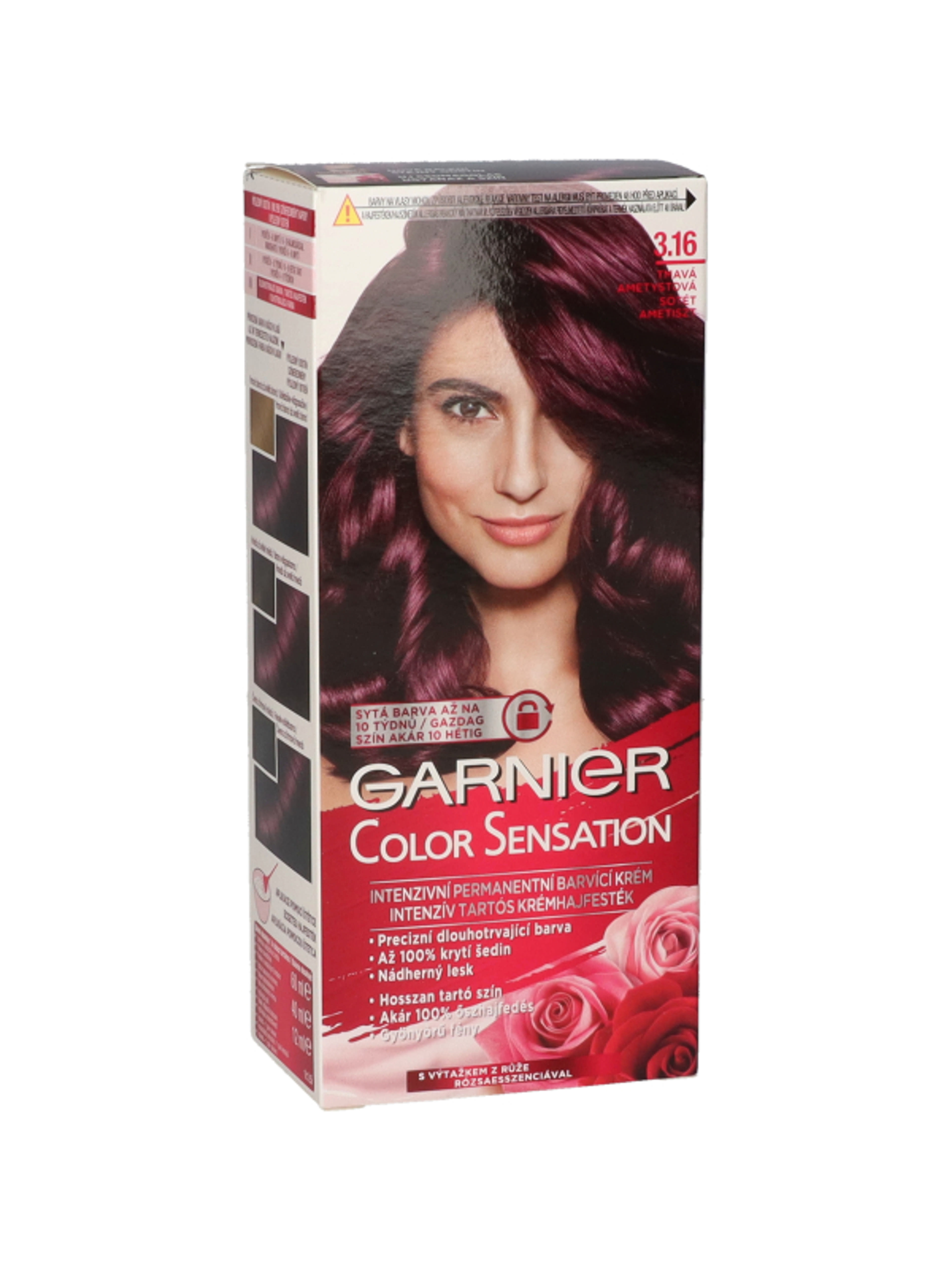 Garnier Color Sensation hajfesték 3.16 Sötét ametiszt - 1 db-5