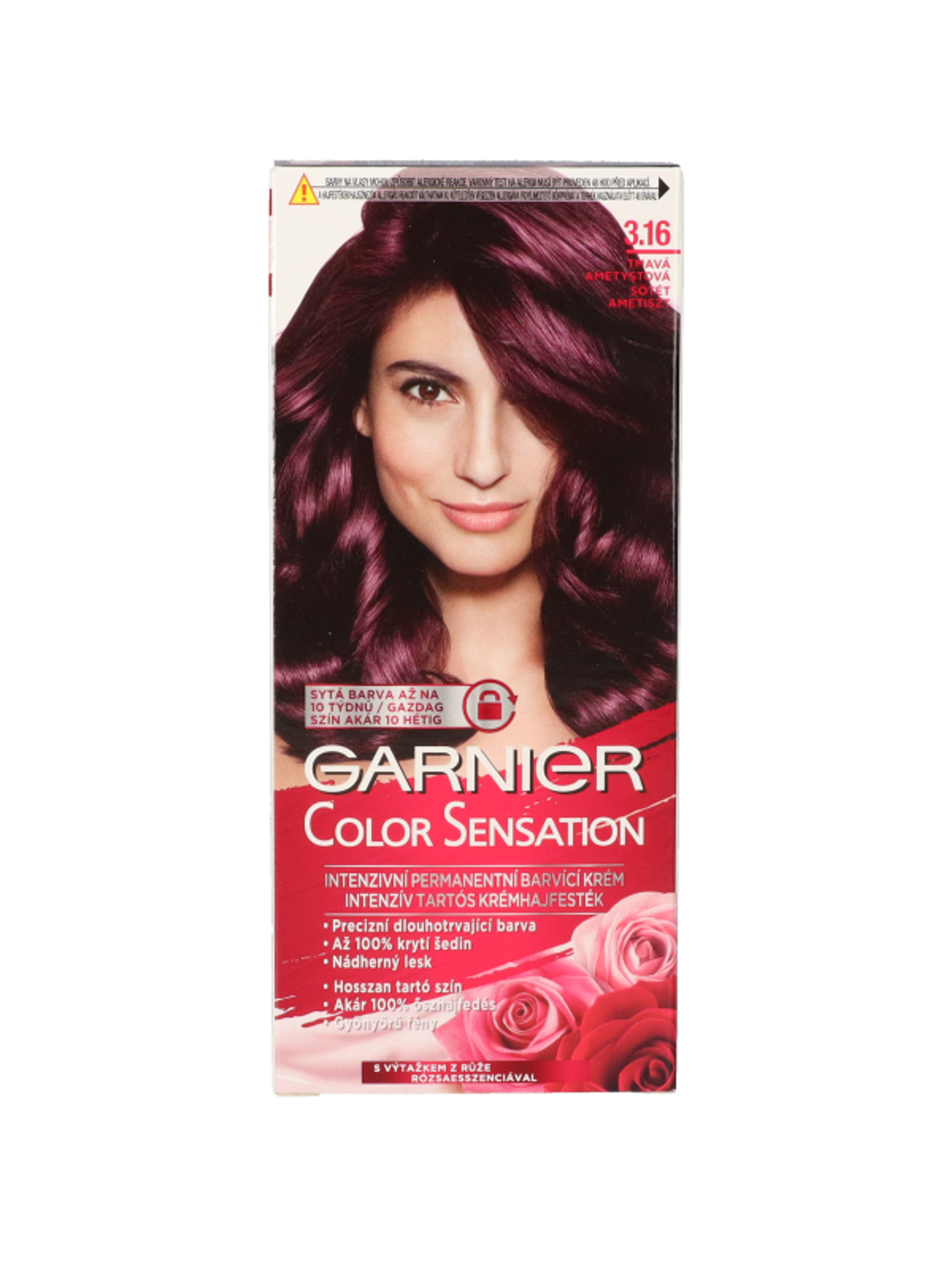 Garnier Color Sensation hajfesték 3.16 Sötét ametiszt - 1 db-2