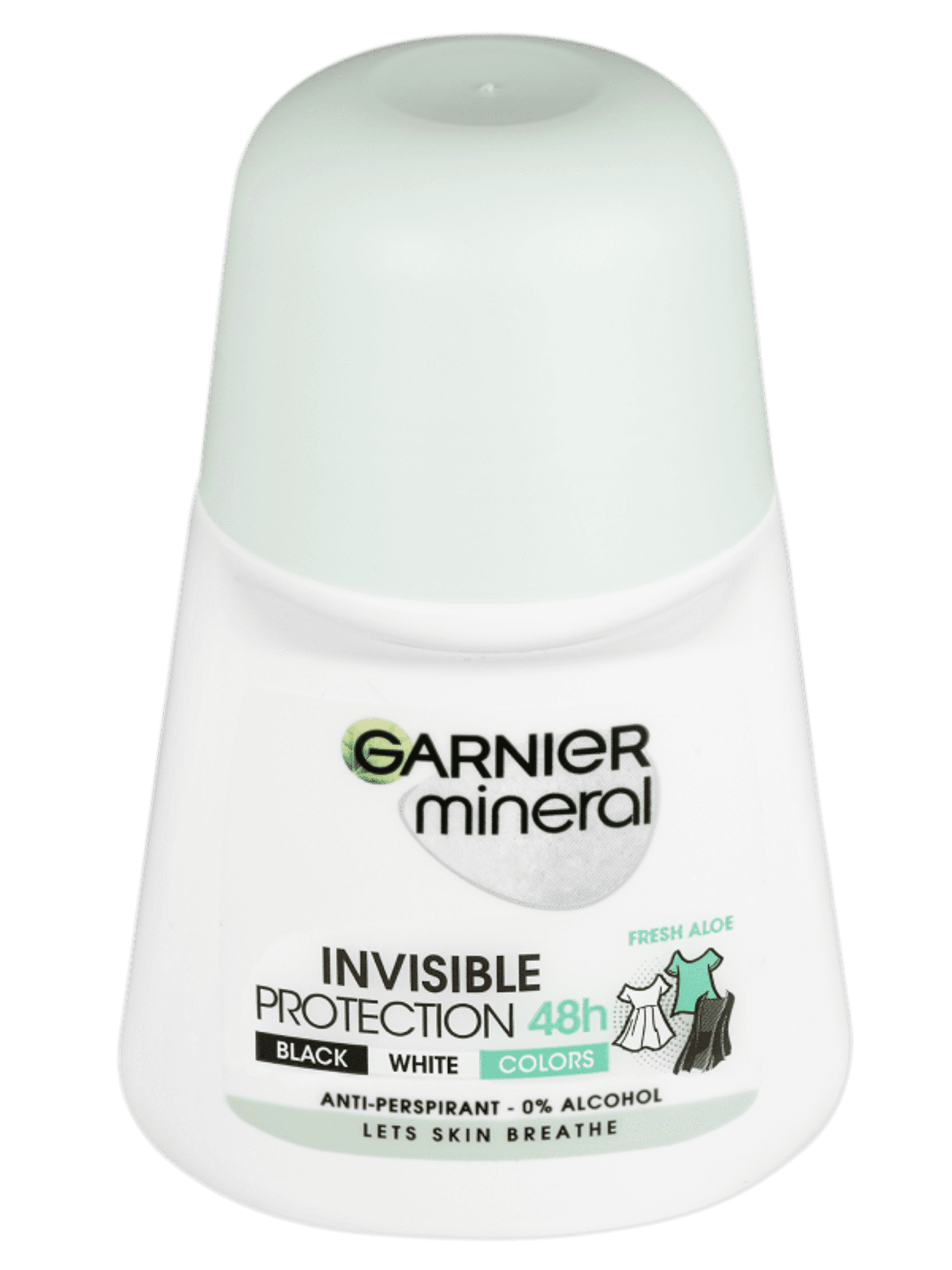 Garnier Mineral Invisible Black & White & Colors Clean Fresh izzadásgátló golyós dezodor - 50 ml-3