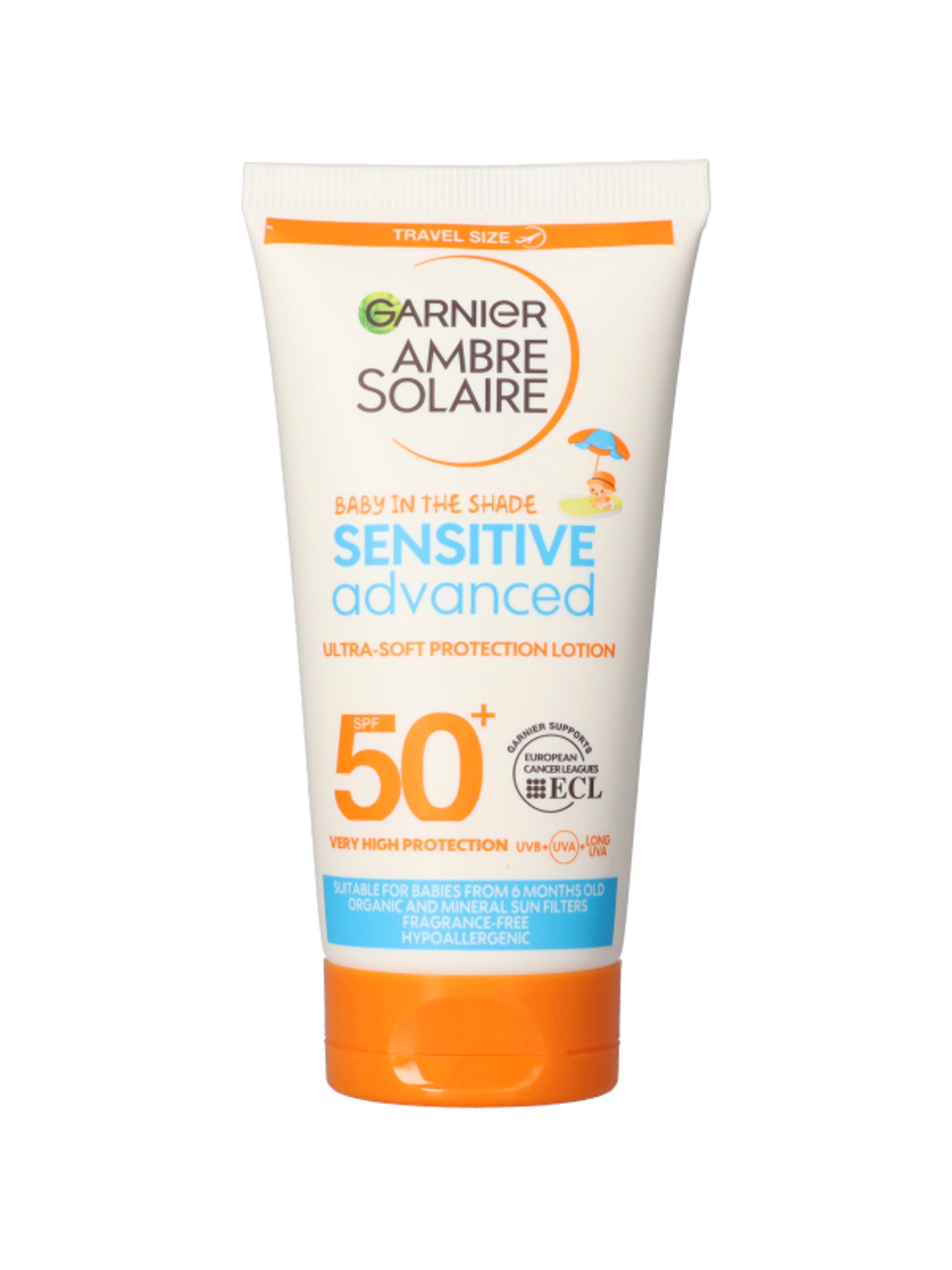 Garnier Ambre Solaire Sensitive Advanced Baby naptej SPF 50+ 50 ml - 1 db-3